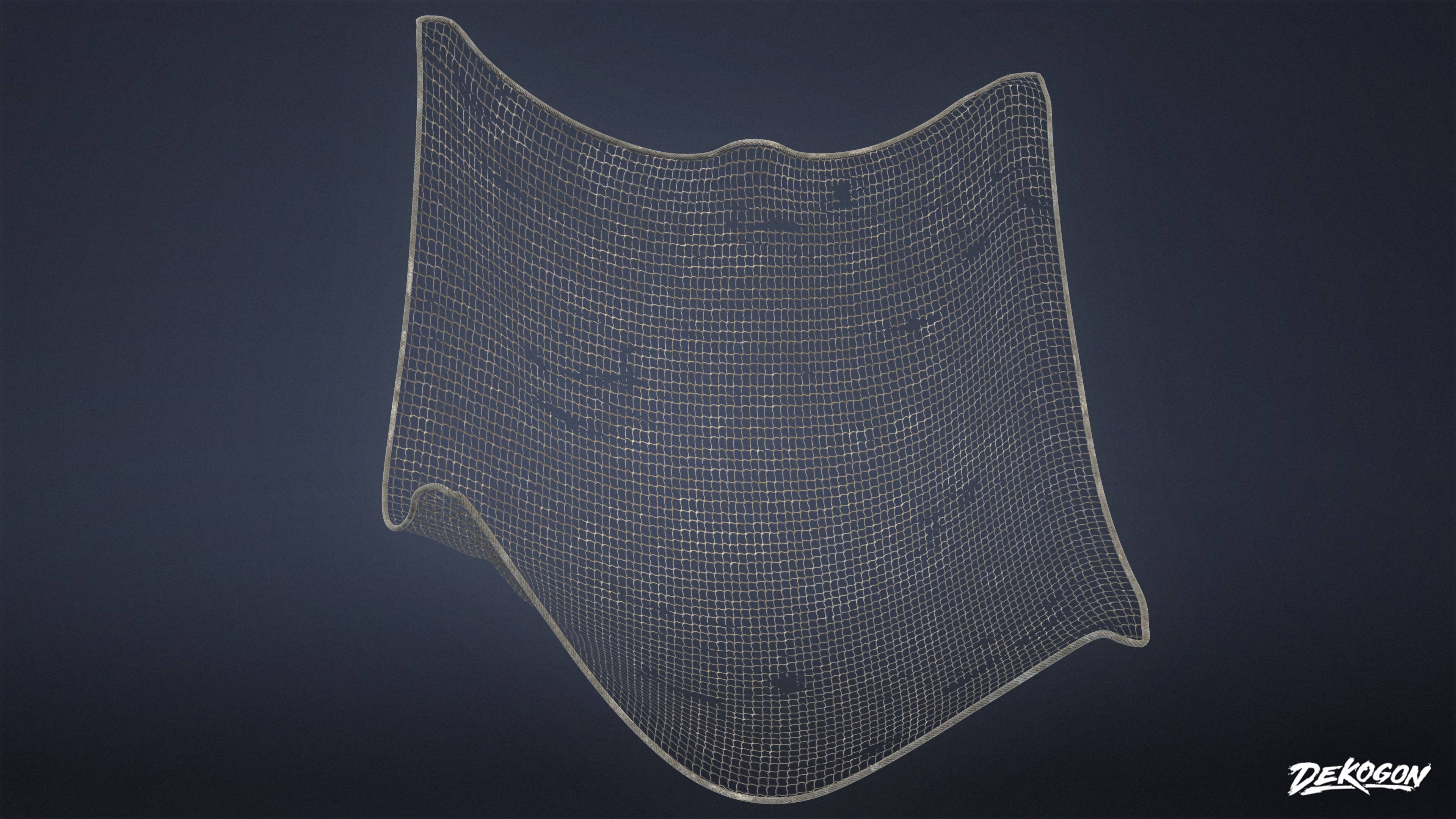 BOATYARD - Fishing Nets 01 - LOW POLY AND NANITE Low-poly 3D model_4
