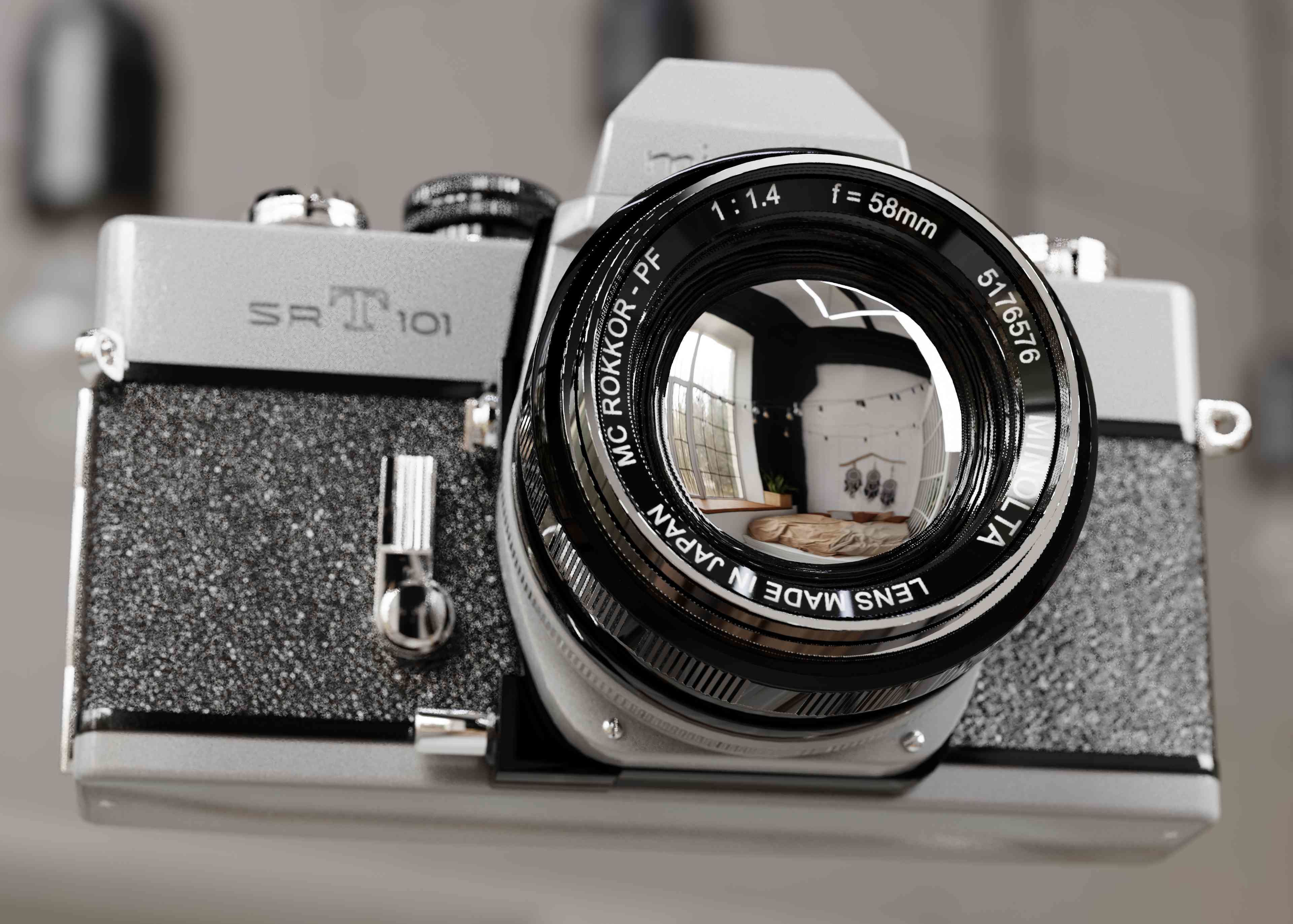 Photocamera Minolta SR-T 101 3D model_1