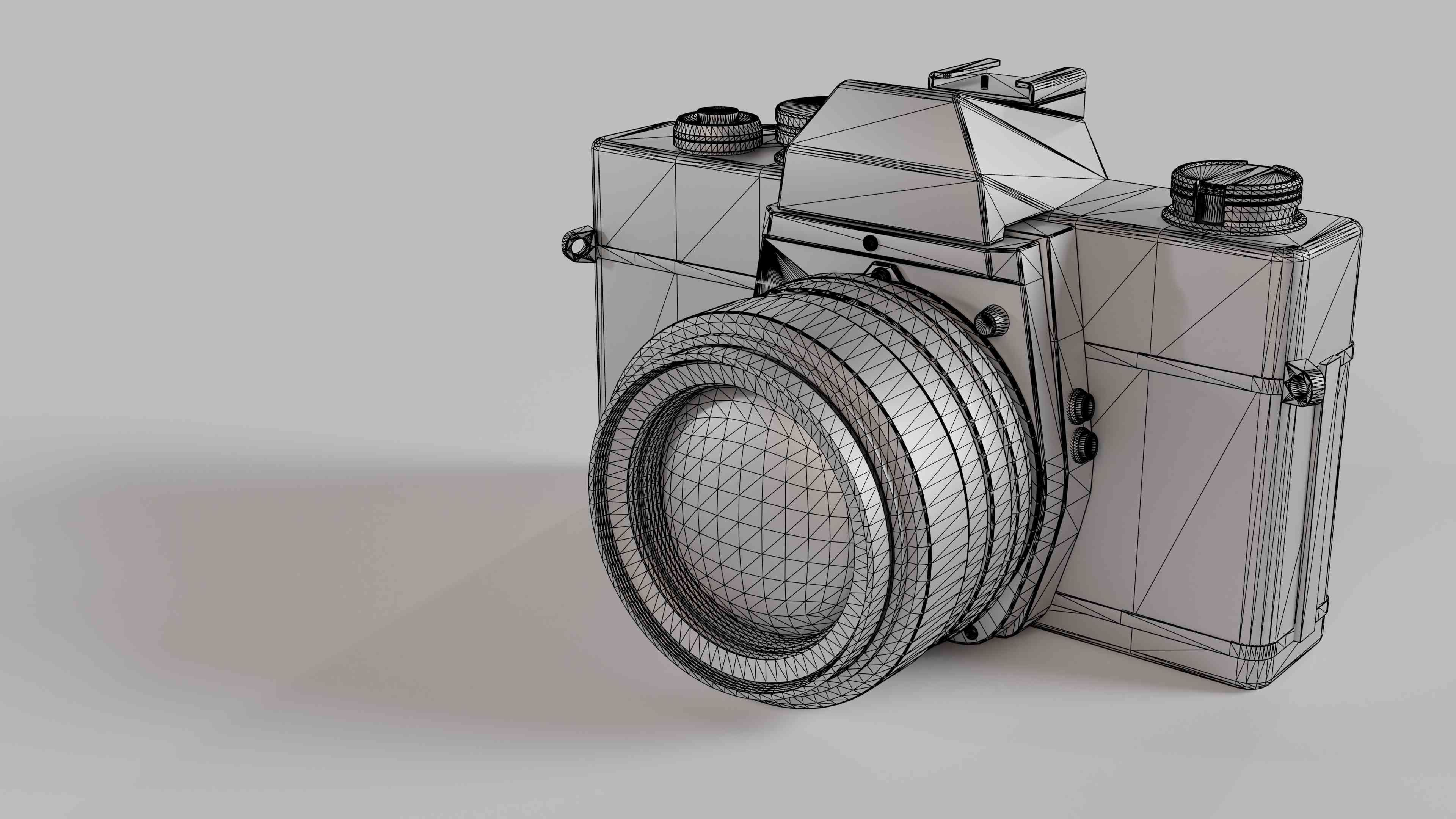 Photocamera Minolta SR-T 101 3D model_2