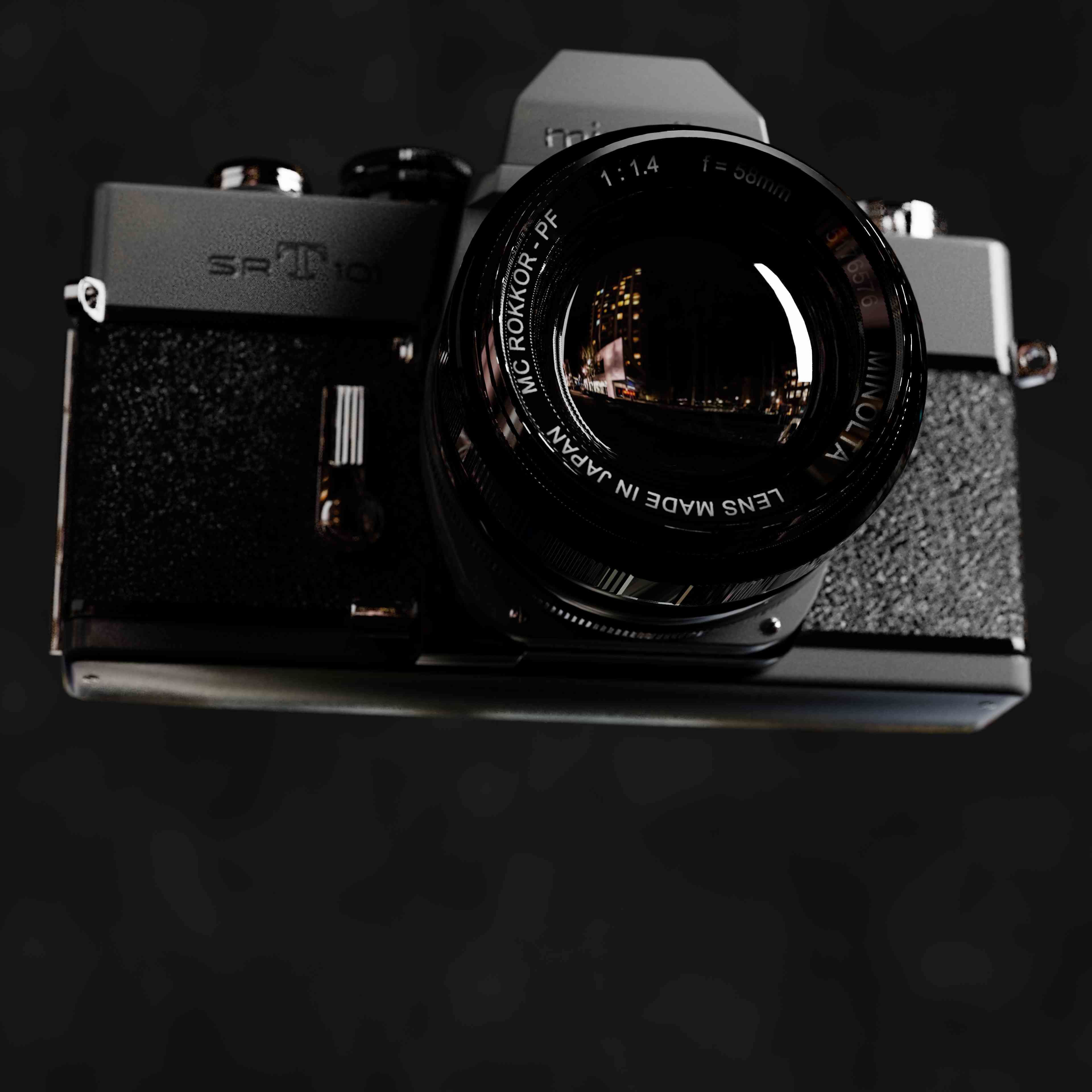 Photocamera Minolta SR-T 101 3D model_10