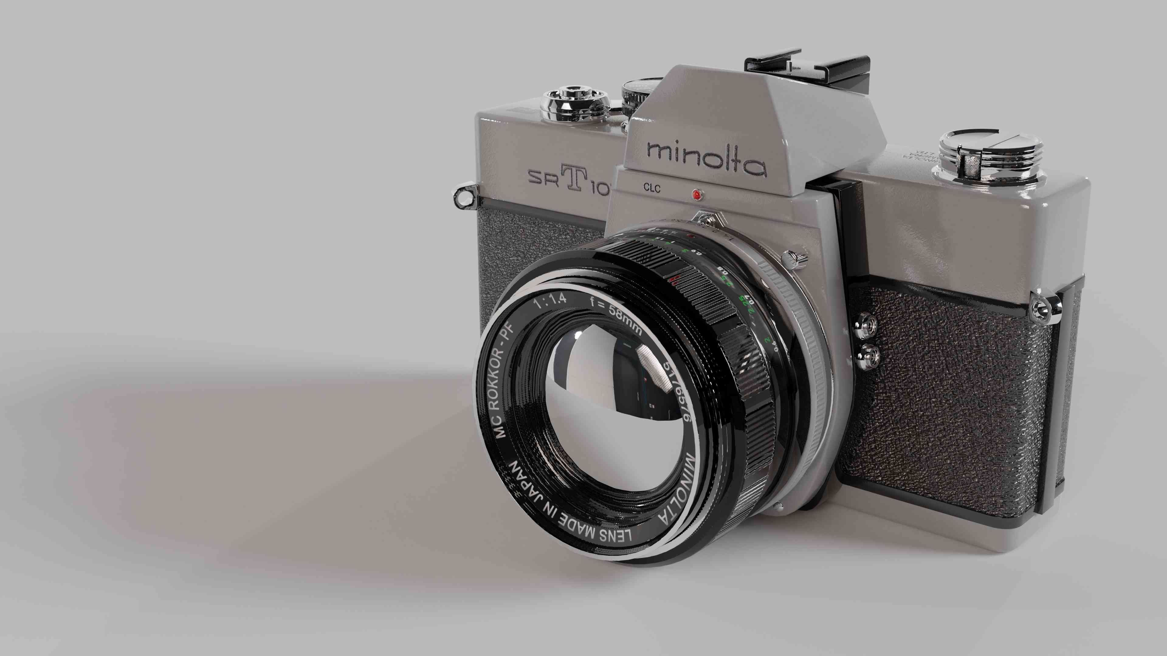 Photocamera Minolta SR-T 101 3D model_4