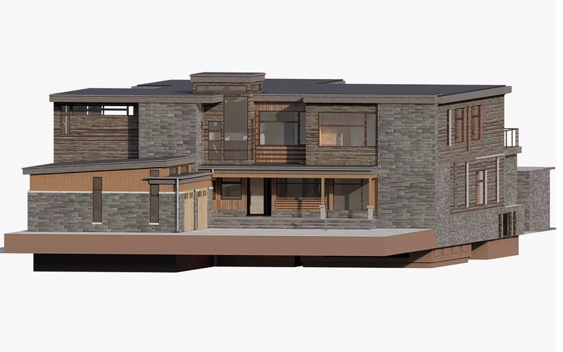 Oakland modern house 3D model