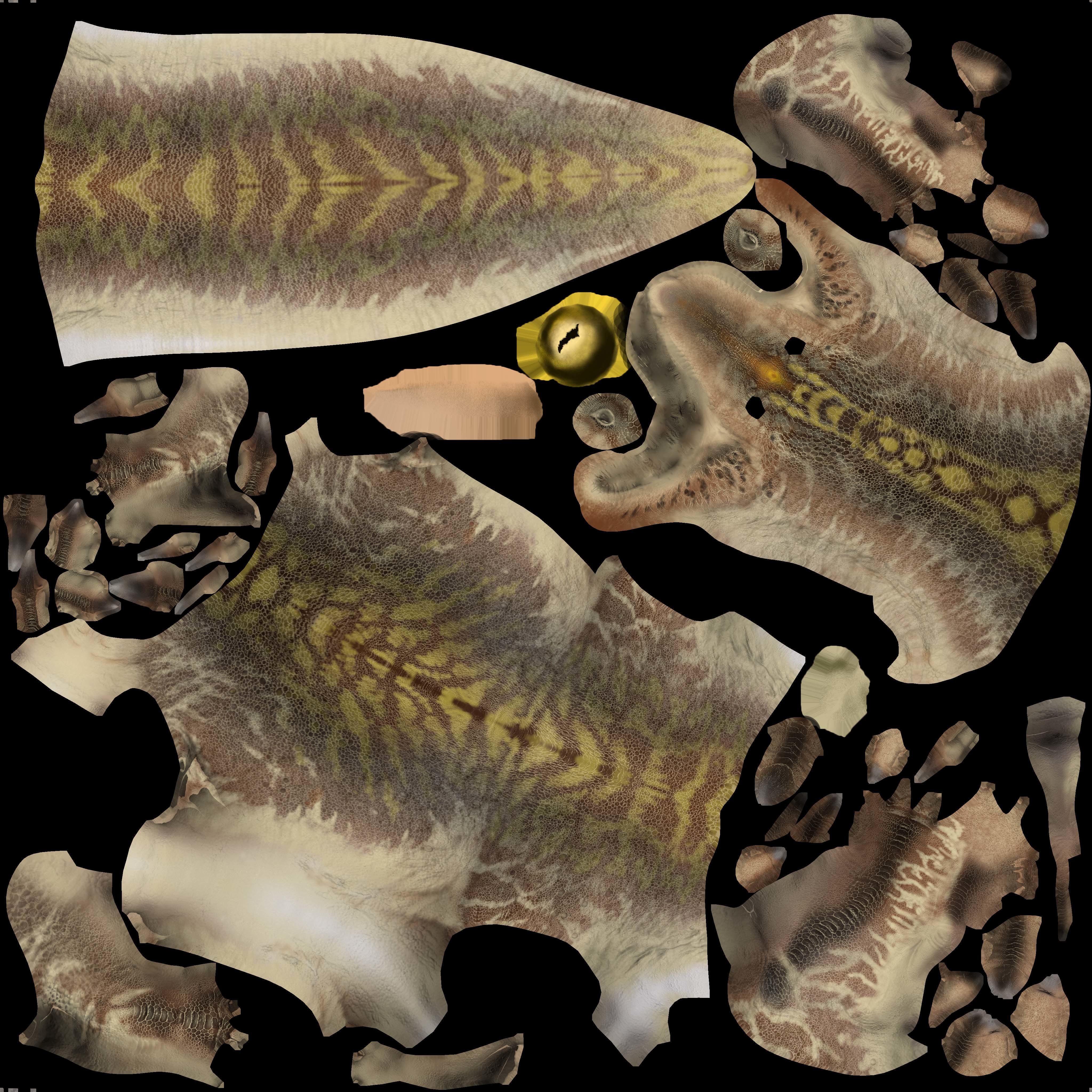 Spinosaurus 2023 Low-poly 3D model_4