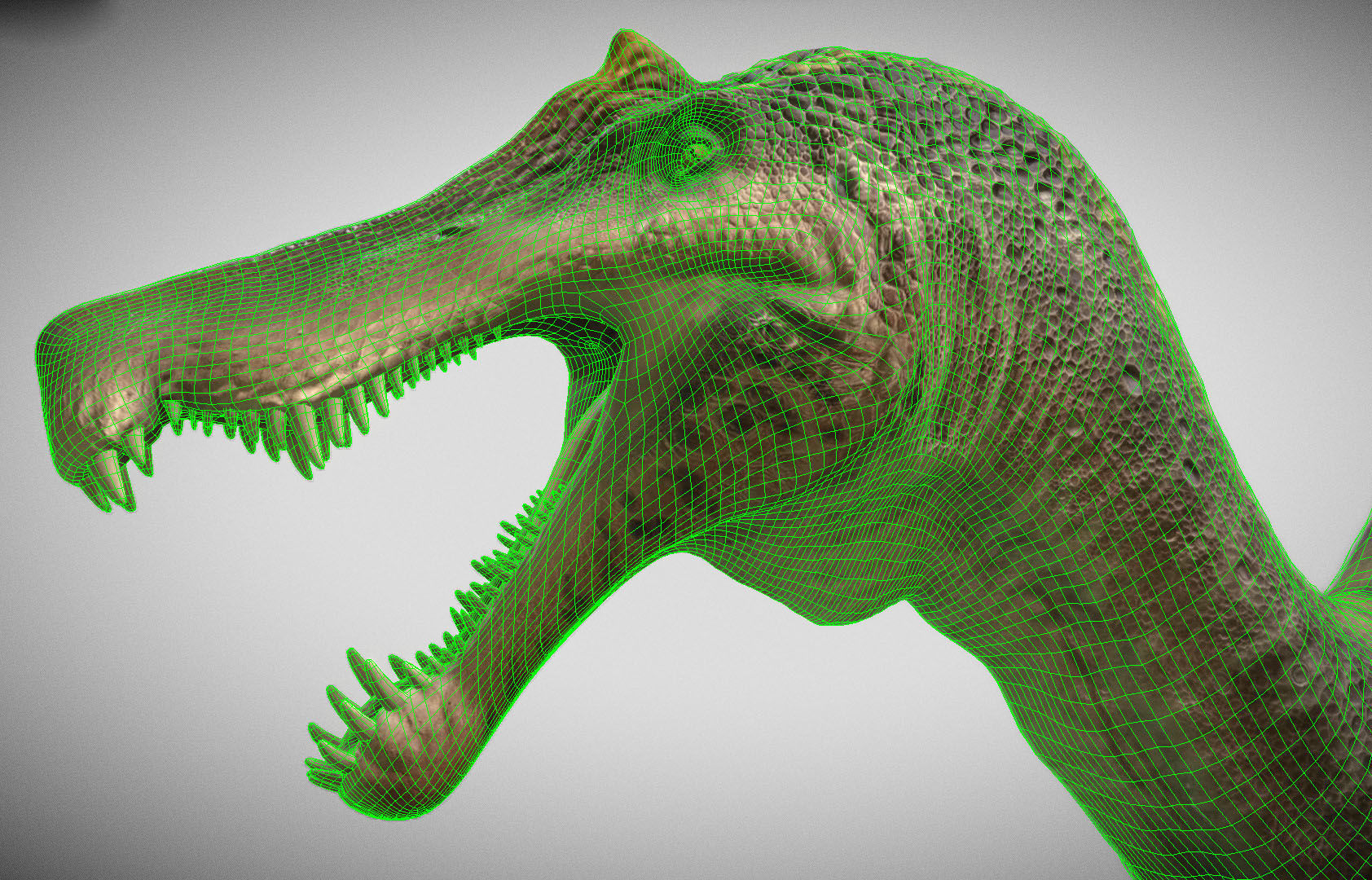 Spinosaurus 2023 Low-poly 3D model_1