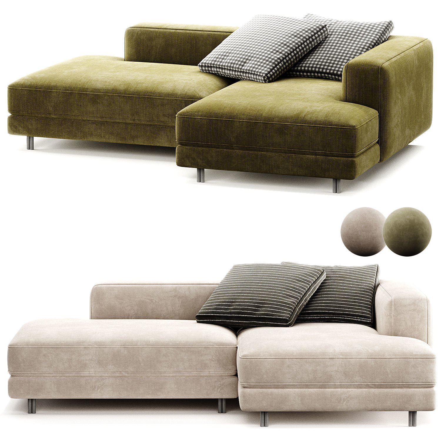 Wave Sofa 3D model_2