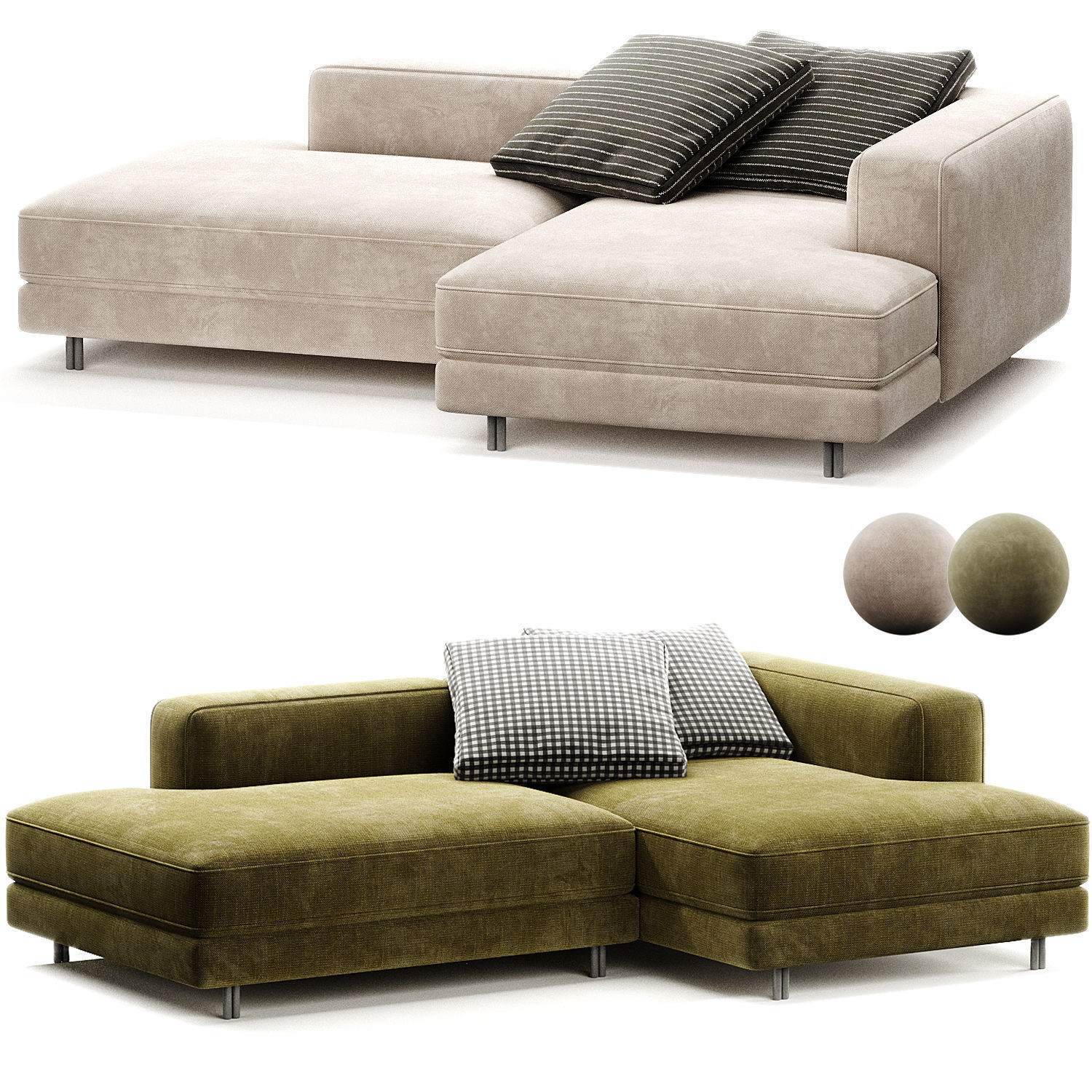 Wave Sofa 3D model_3