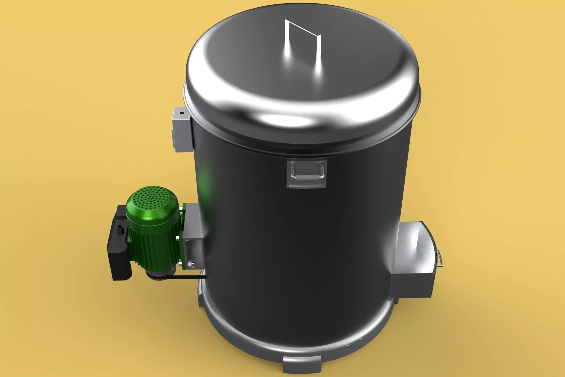 FOOD DRAINER SPINNER MACHINE OIL DRAIN FILTER CENTRIFUGAL DRYER 3D model_0