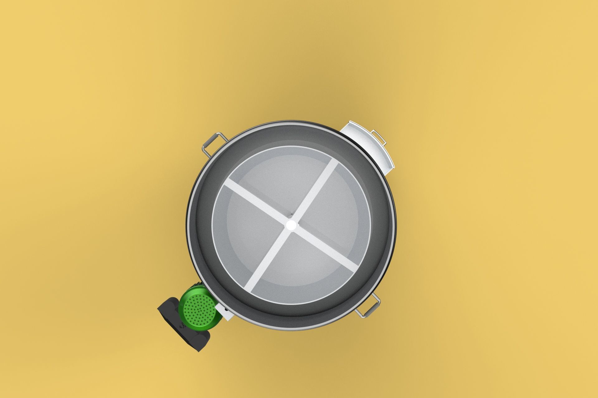 FOOD DRAINER SPINNER MACHINE OIL DRAIN FILTER CENTRIFUGAL DRYER 3D model_17