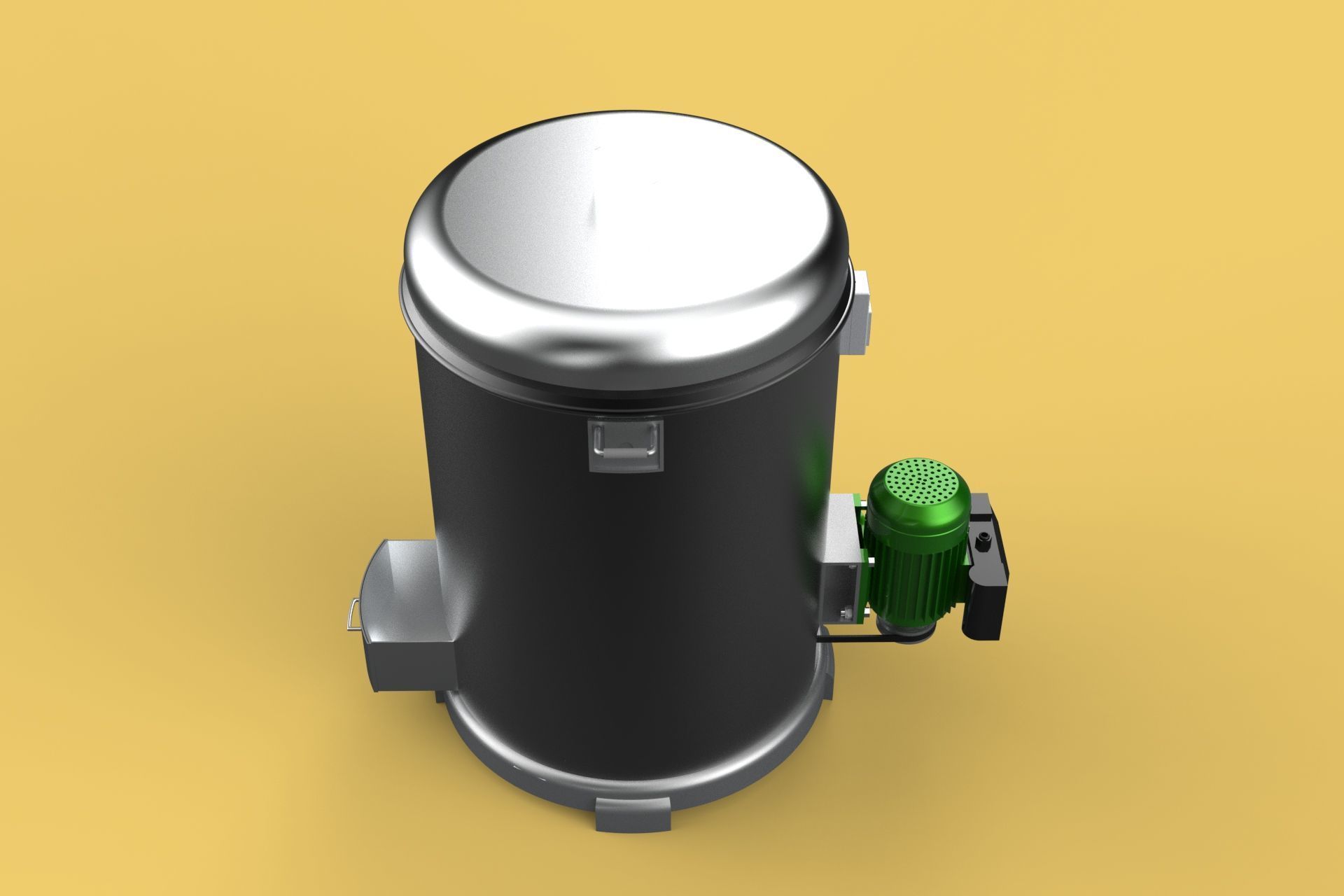 FOOD DRAINER SPINNER MACHINE OIL DRAIN FILTER CENTRIFUGAL DRYER 3D model_21