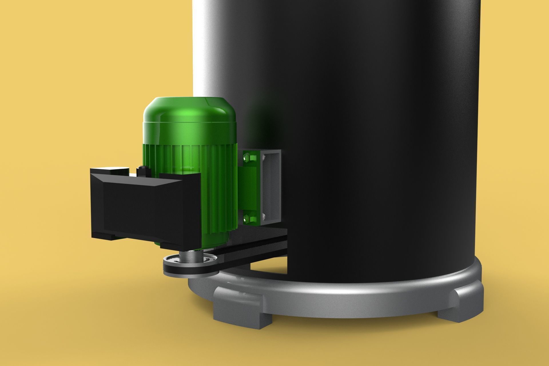 FOOD DRAINER SPINNER MACHINE OIL DRAIN FILTER CENTRIFUGAL DRYER 3D model_10