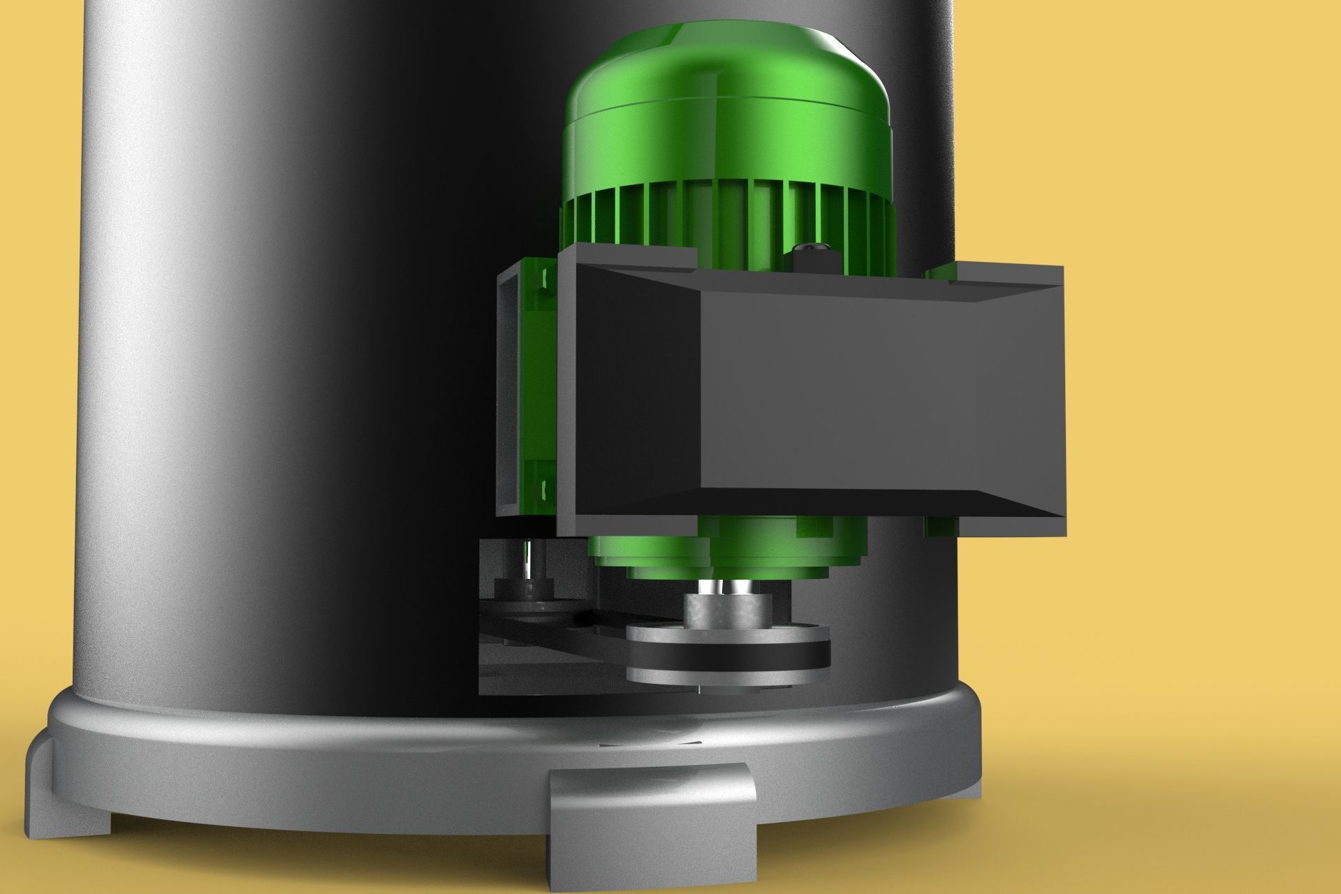 FOOD DRAINER SPINNER MACHINE OIL DRAIN FILTER CENTRIFUGAL DRYER 3D model_9