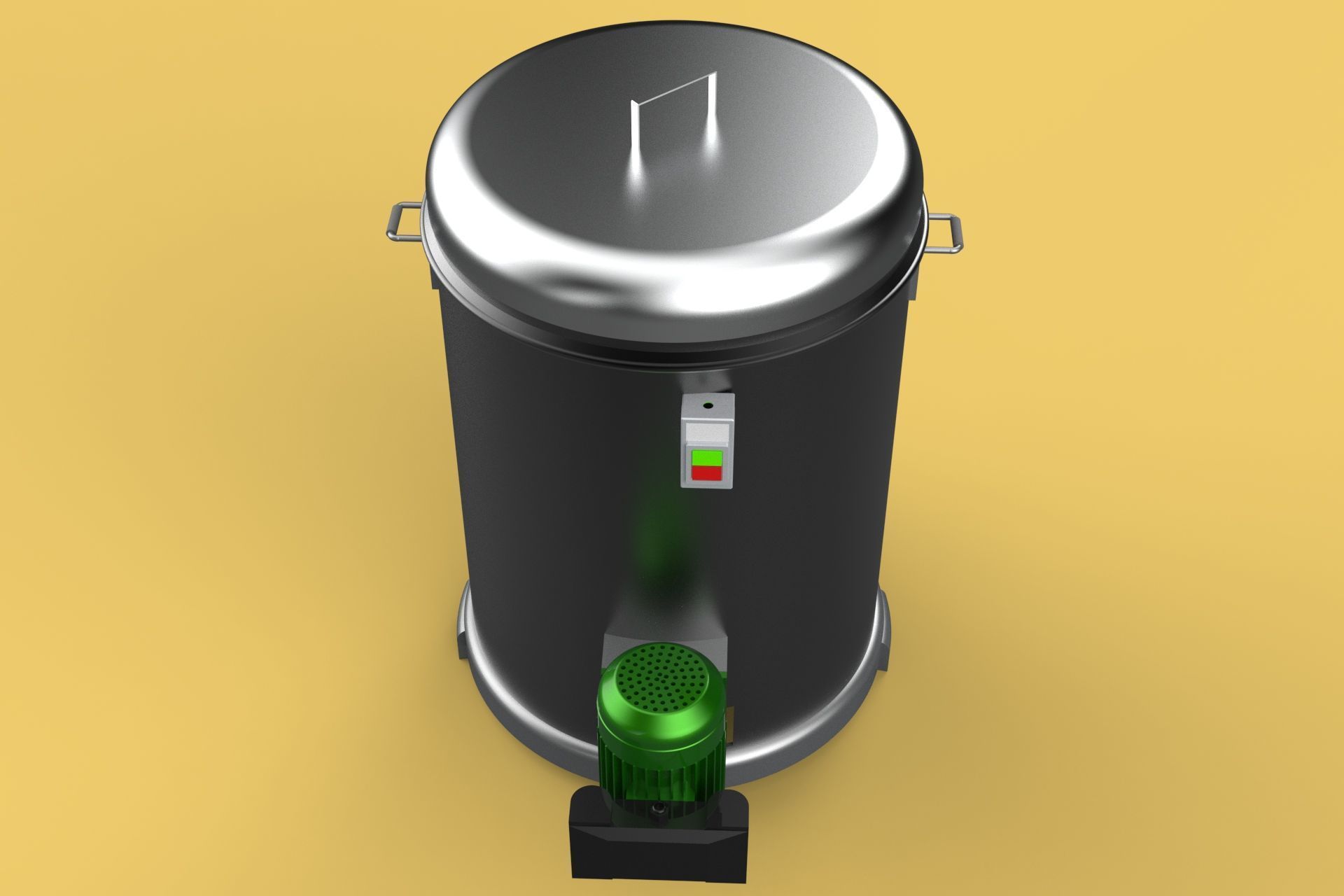 FOOD DRAINER SPINNER MACHINE OIL DRAIN FILTER CENTRIFUGAL DRYER 3D model_27