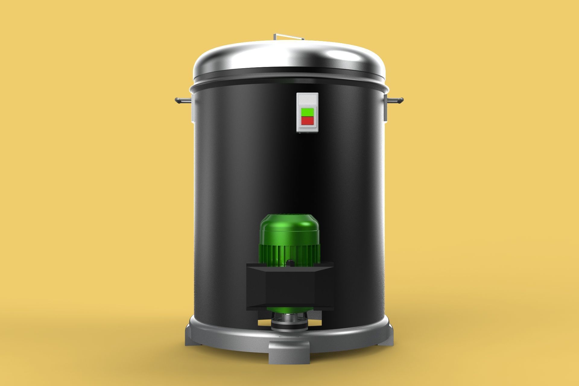 FOOD DRAINER SPINNER MACHINE OIL DRAIN FILTER CENTRIFUGAL DRYER 3D model_26