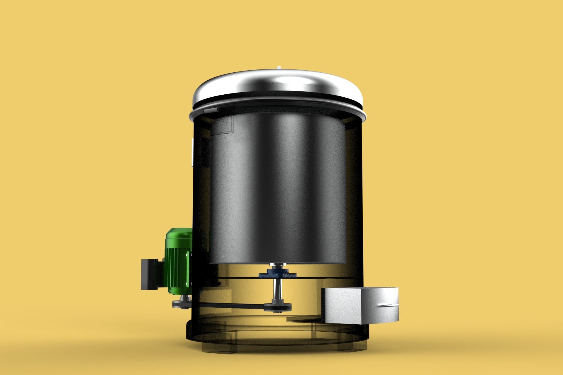 FOOD DRAINER SPINNER MACHINE OIL DRAIN FILTER CENTRIFUGAL DRYER 3D model_19