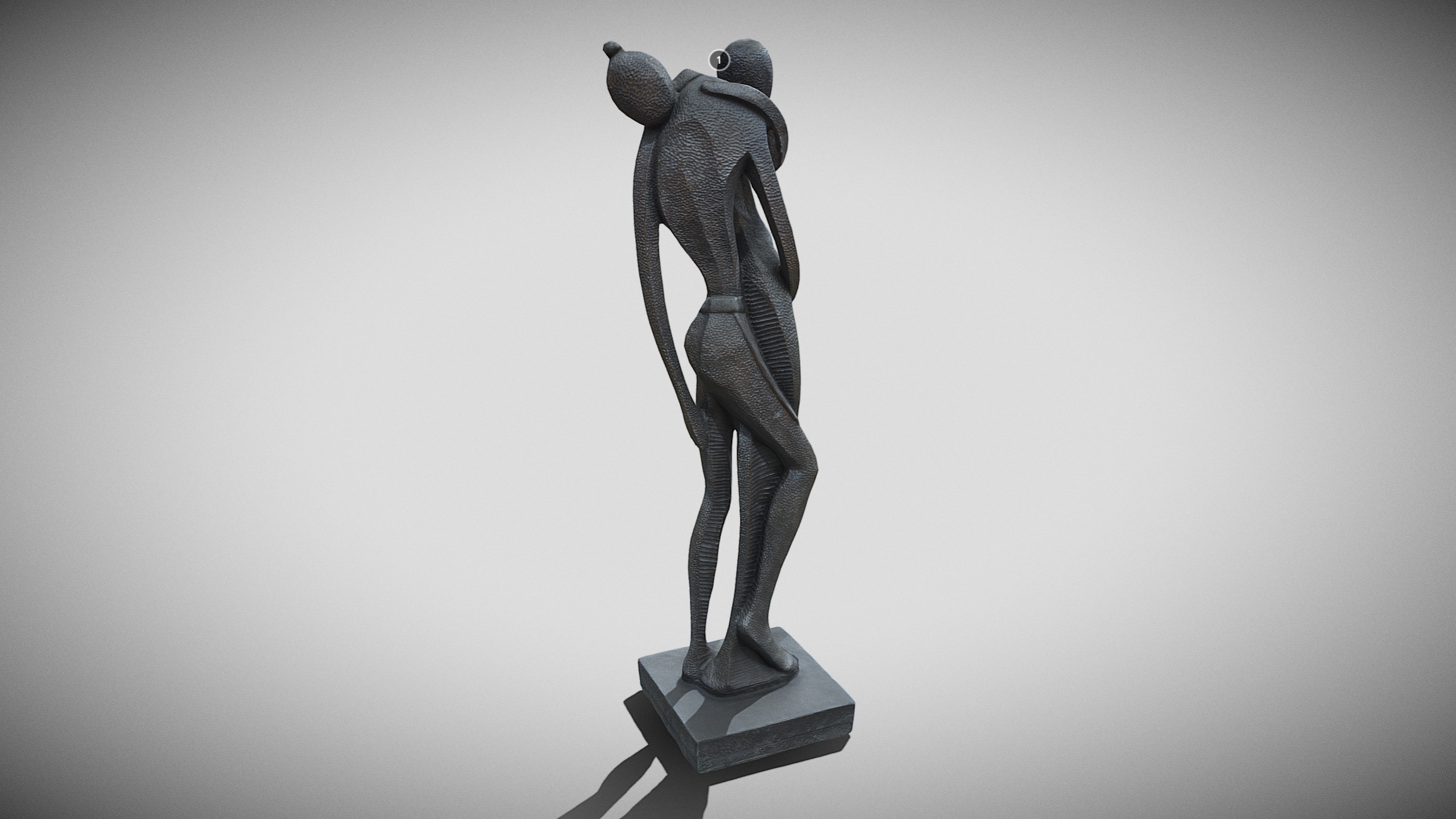 Intimacy Low-poly 3D model_2