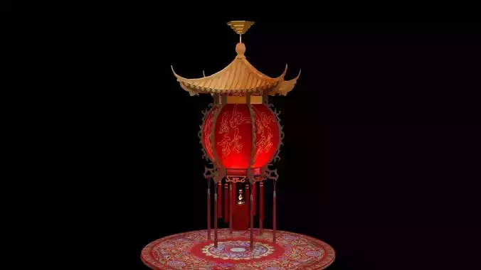 Chinese red palace lantern 