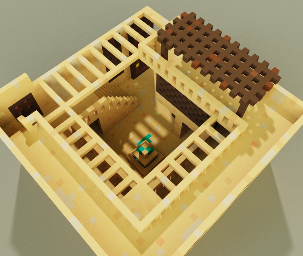 Voxel Palazzo 3D model_12