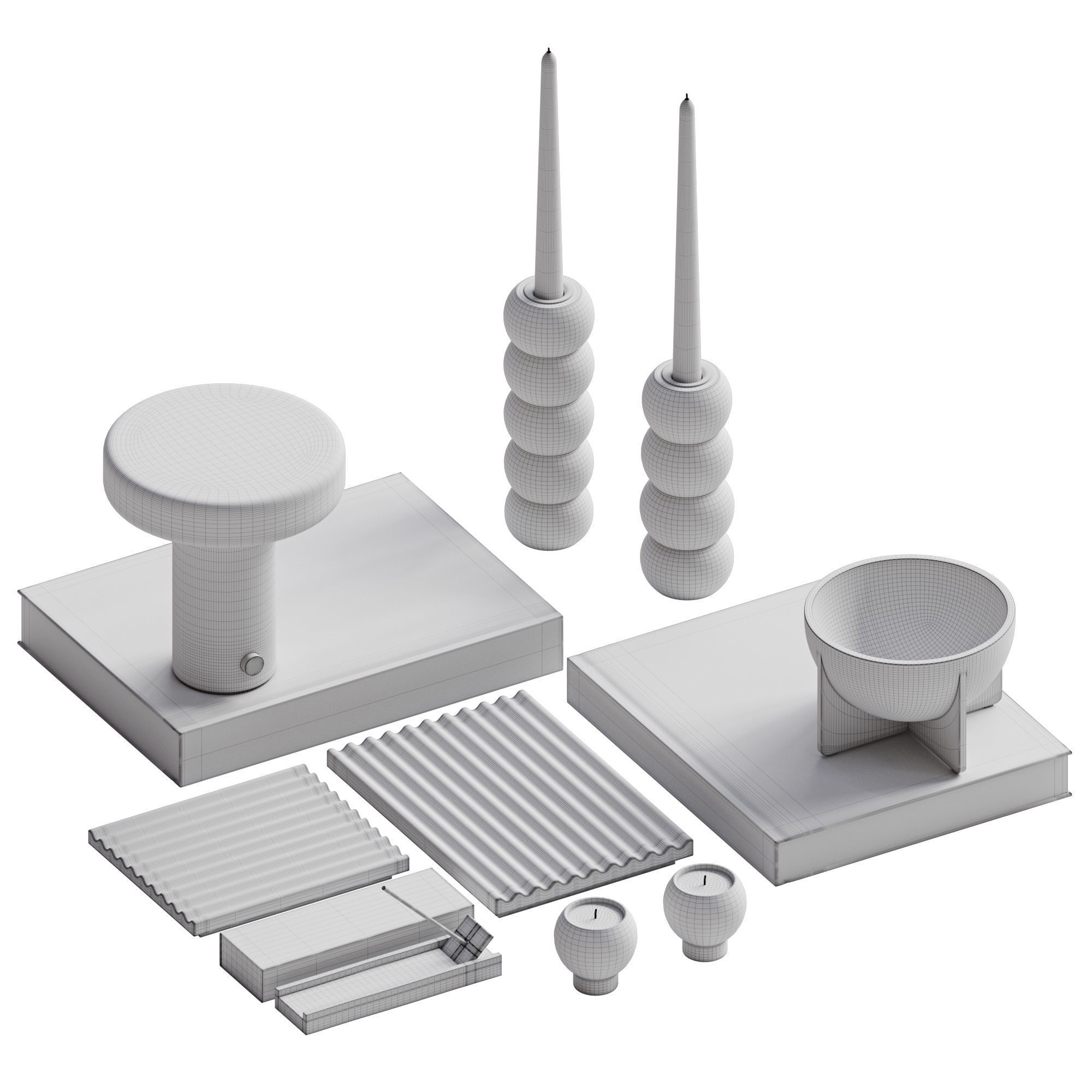 Decor Set 008 3D model_10