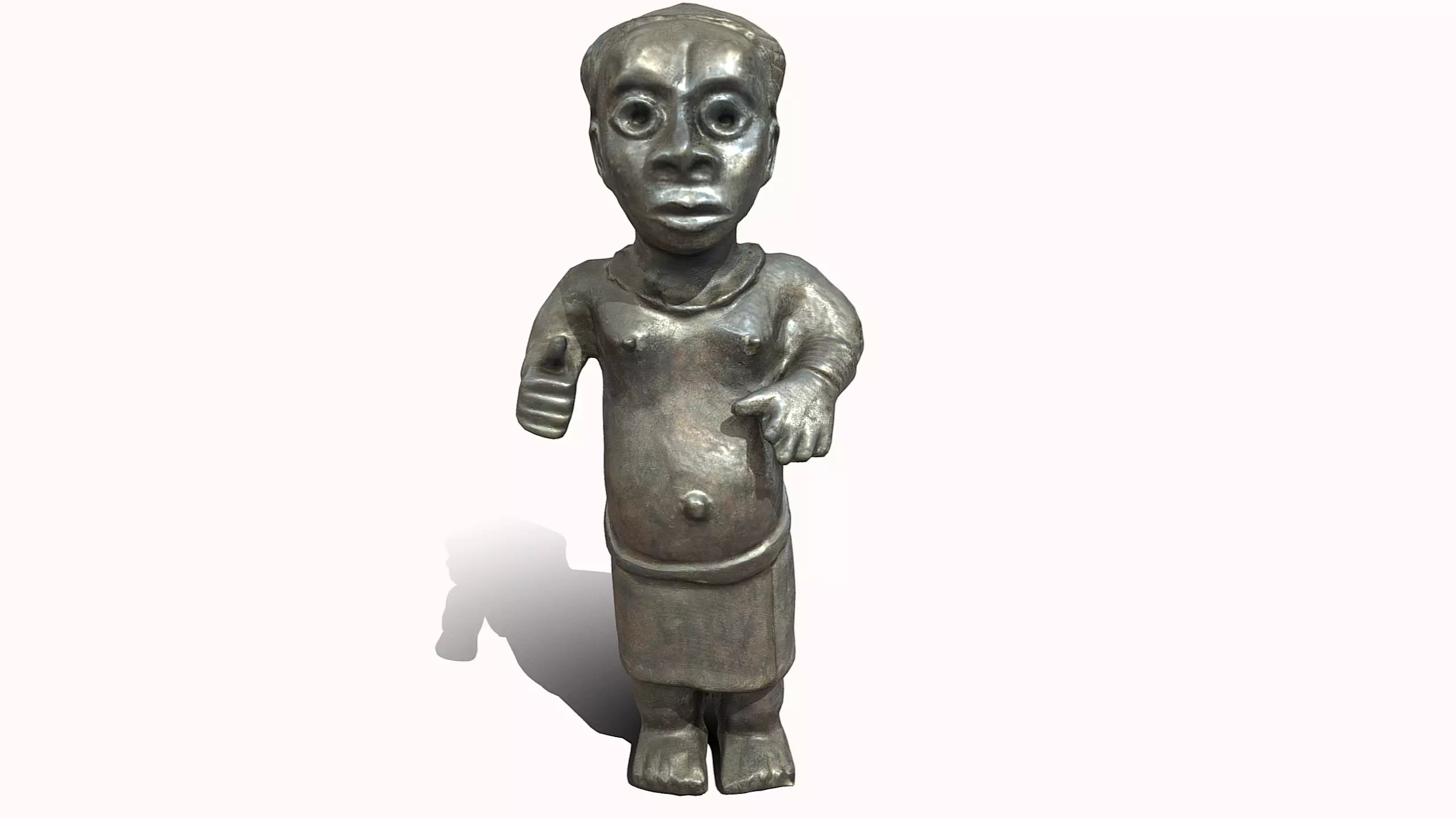 Esieku - Female Low-poly 3D model