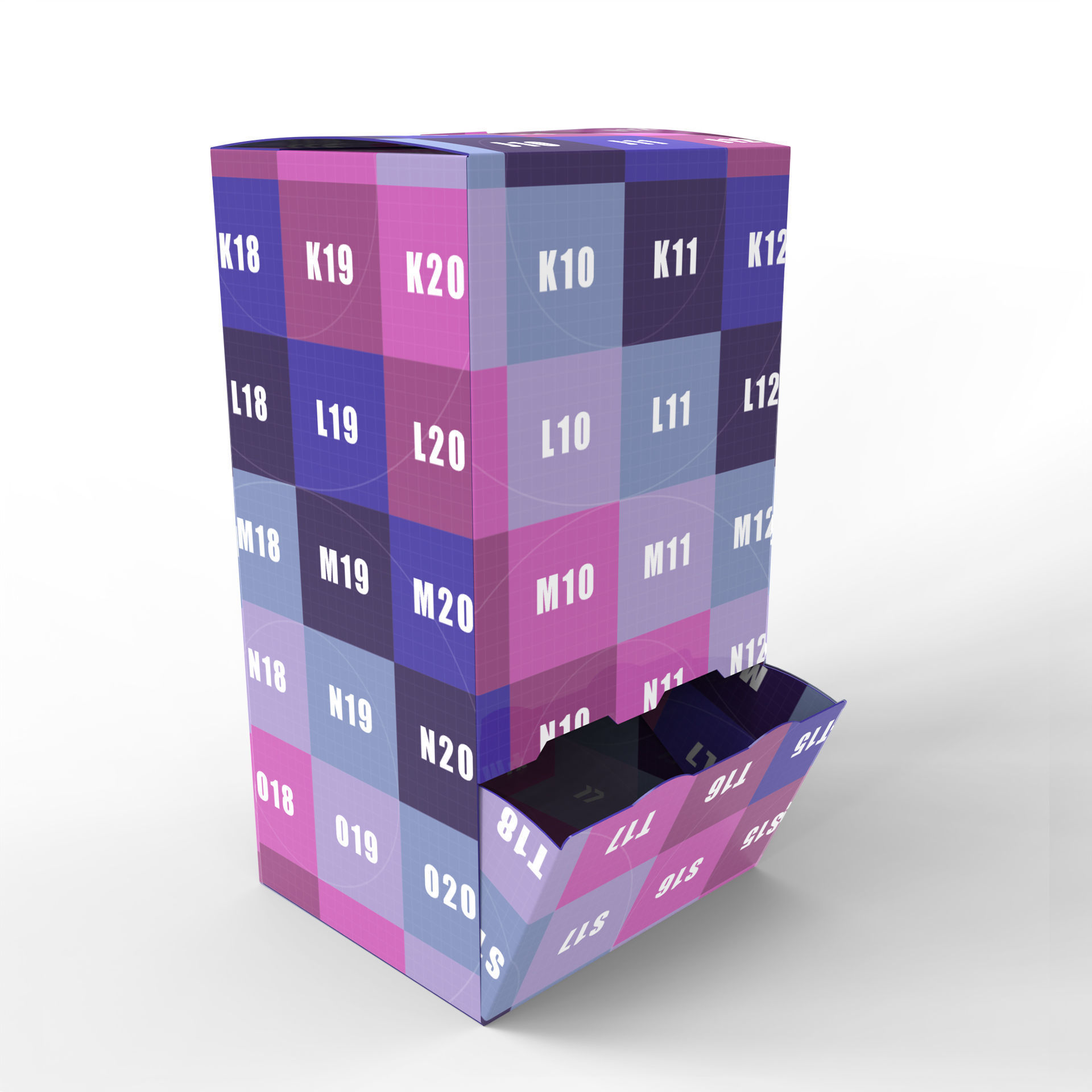 Packaging Dispenser box 150x130x280mm Texture_6