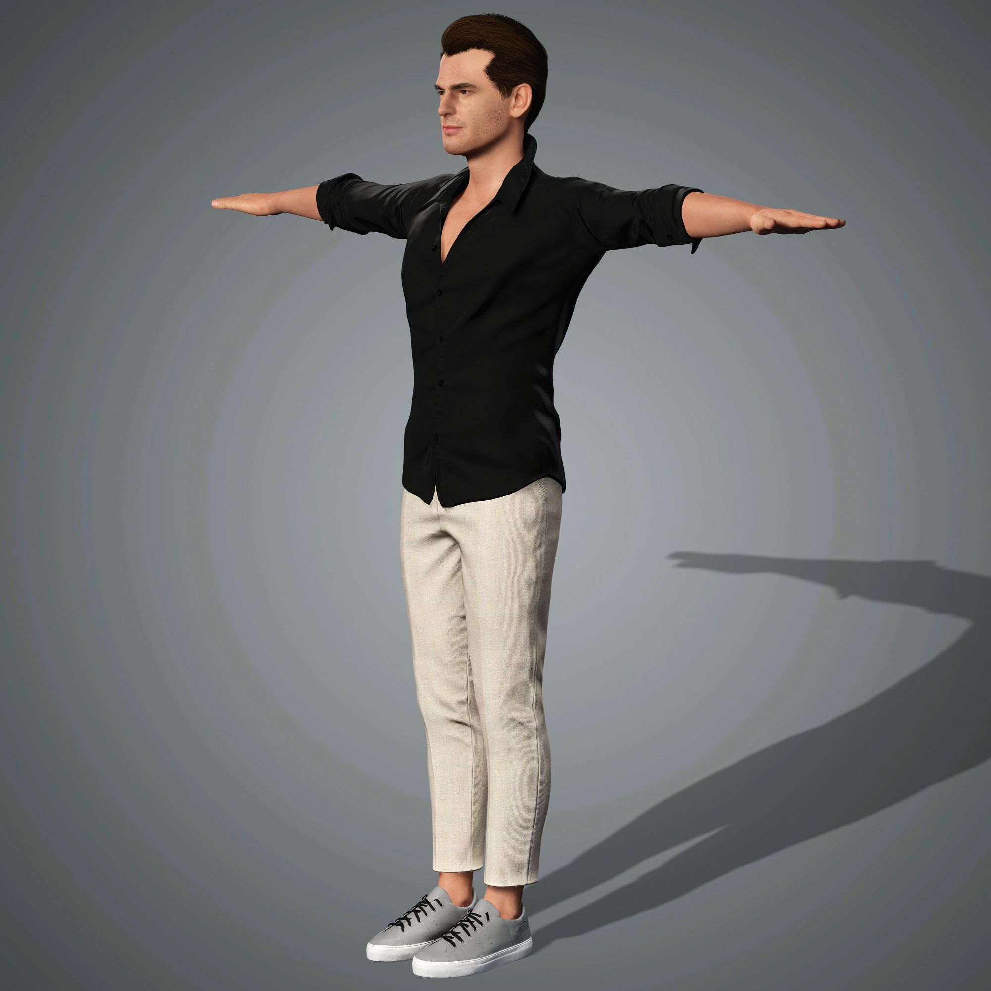 Andrew Garfield Character 3D Model Low-poly 3D model_14