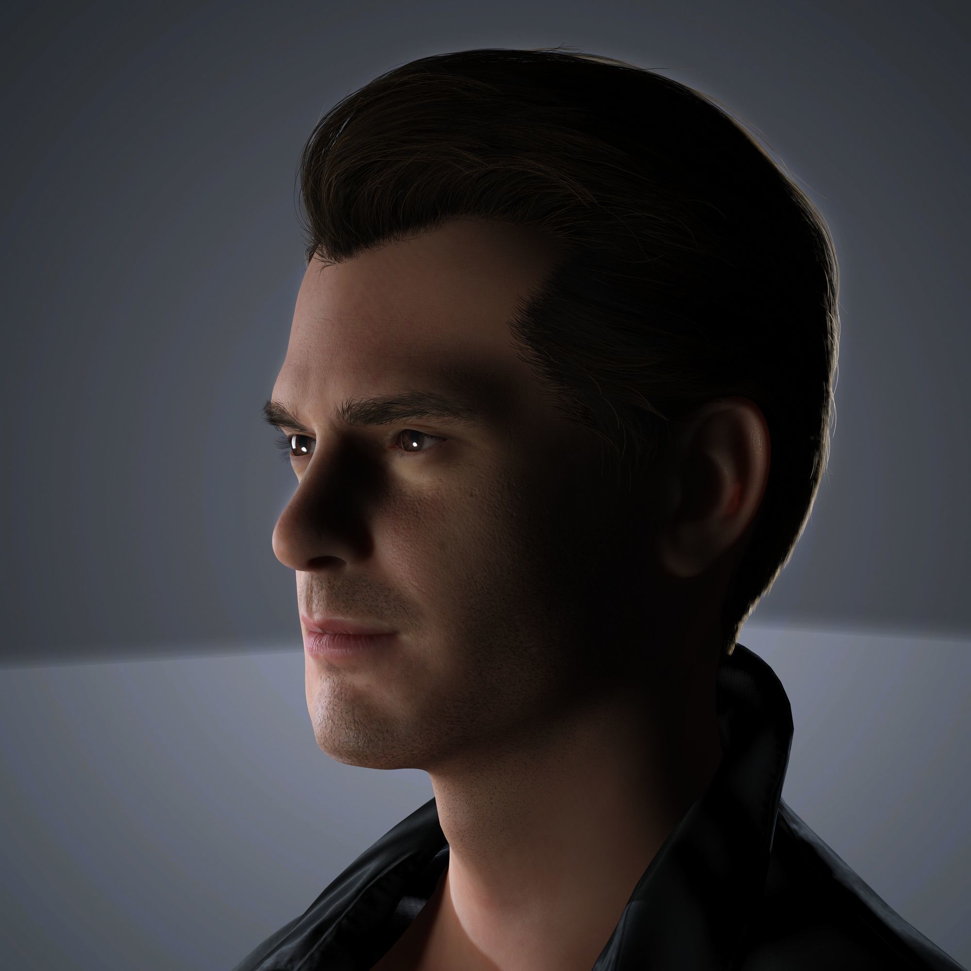 Andrew Garfield Character 3D Model Low-poly 3D model_3