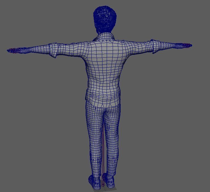 Andrew Garfield Character 3D Model Low-poly 3D model_23