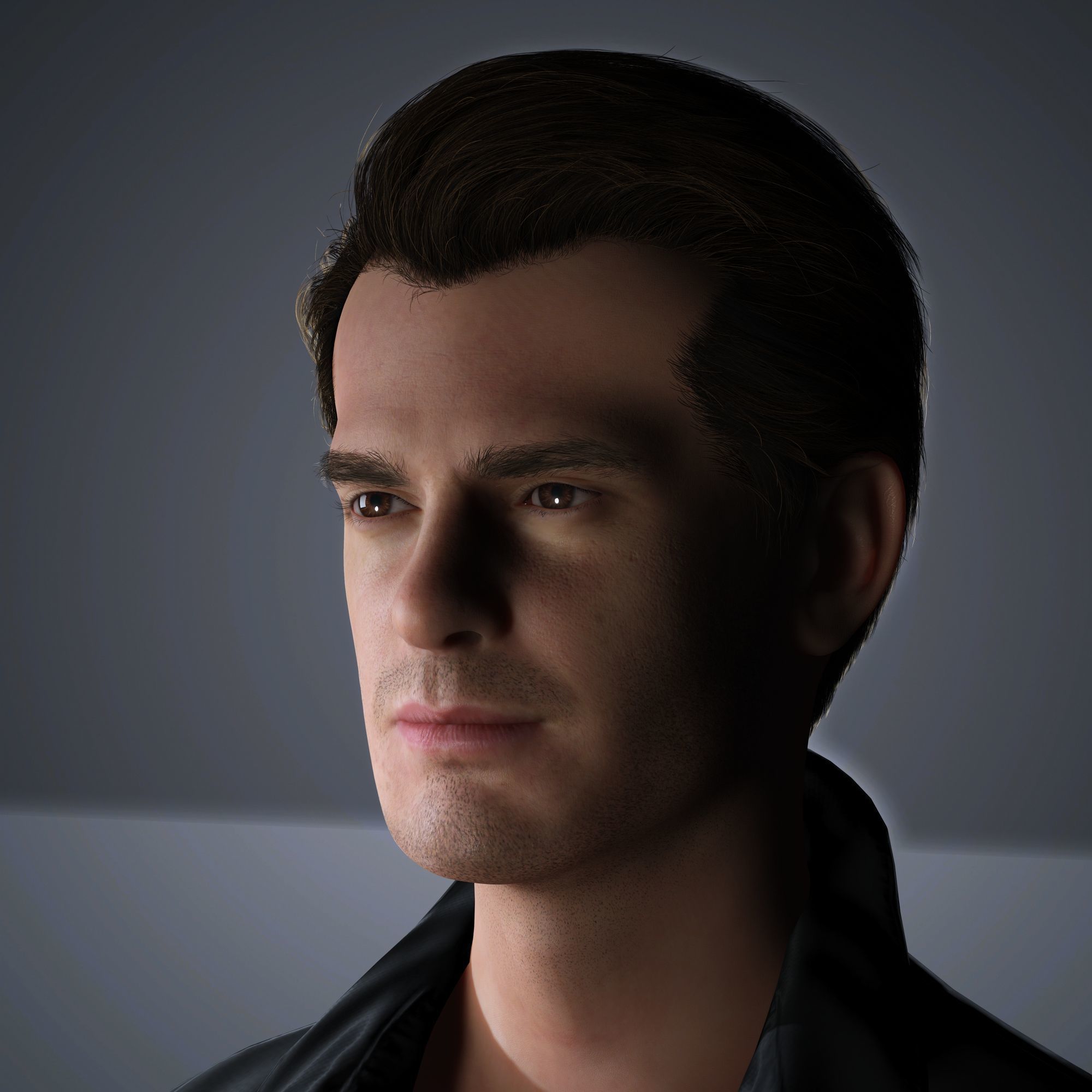 Andrew Garfield Character 3D Model Low-poly 3D model_1