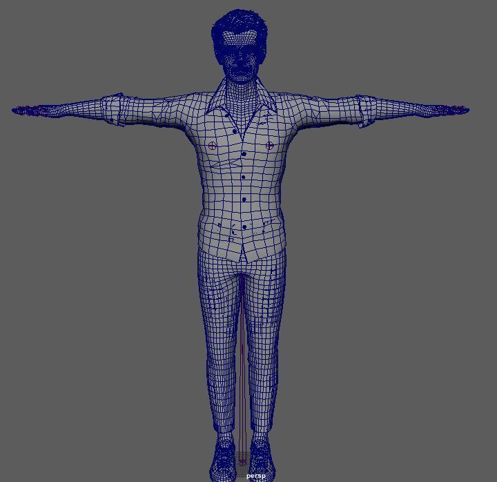 Andrew Garfield Character 3D Model Low-poly 3D model_22