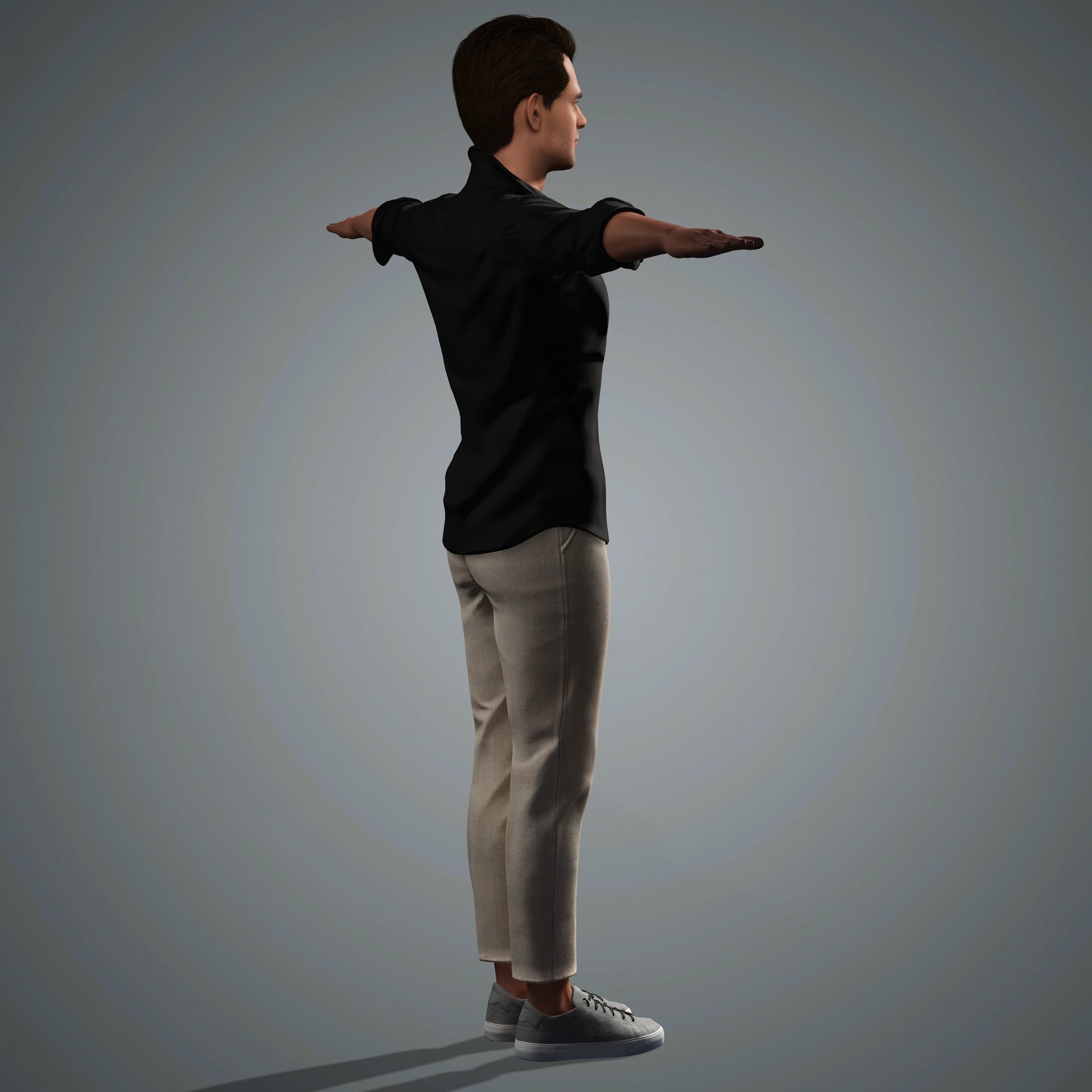 Andrew Garfield Character 3D Model Low-poly 3D model_17