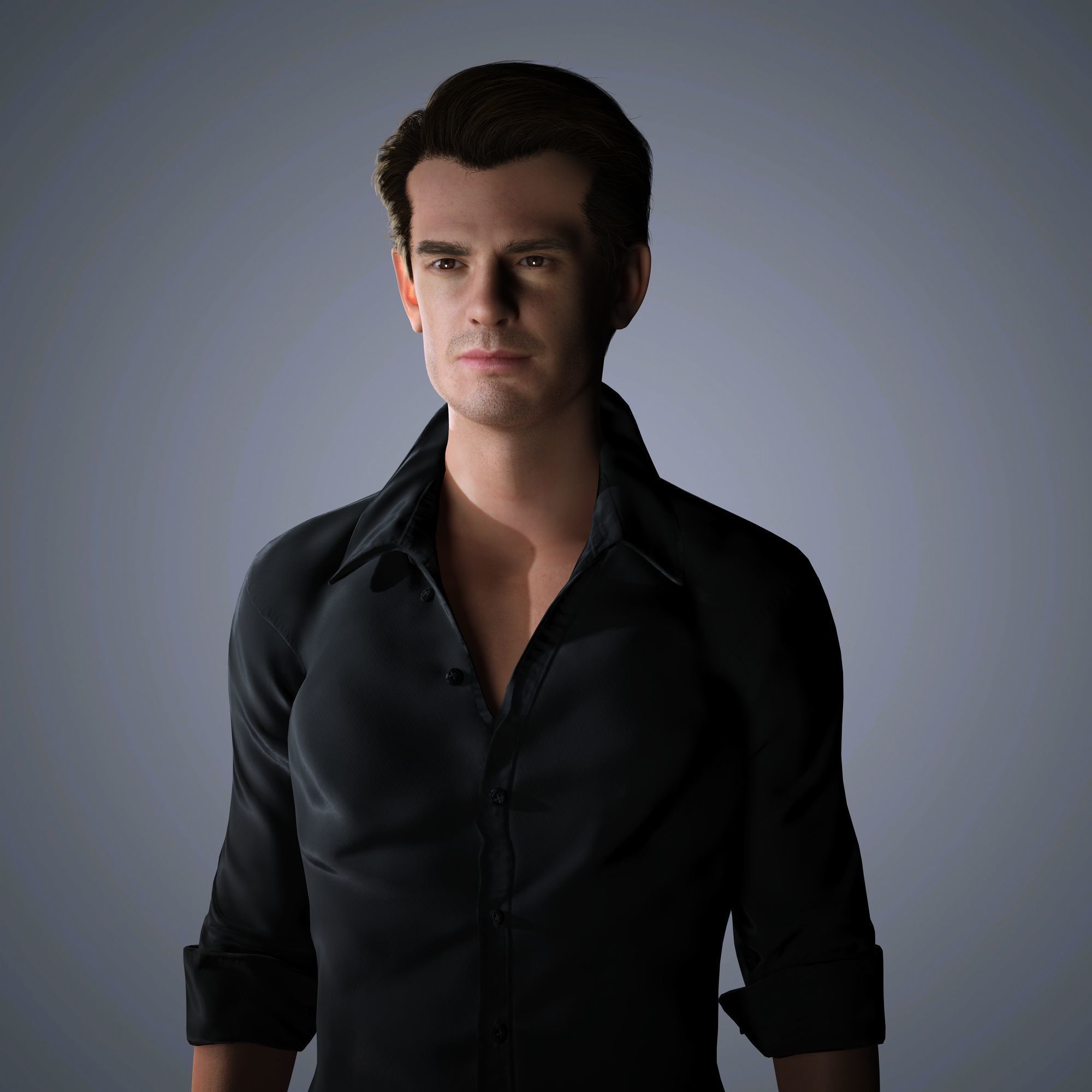 Andrew Garfield Character 3D Model Low-poly 3D model_10