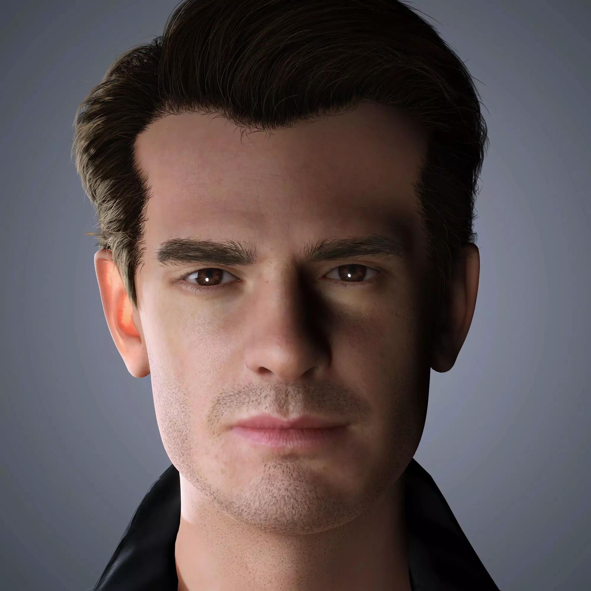 Andrew Garfield Character 3D Model Low-poly 3D model_0