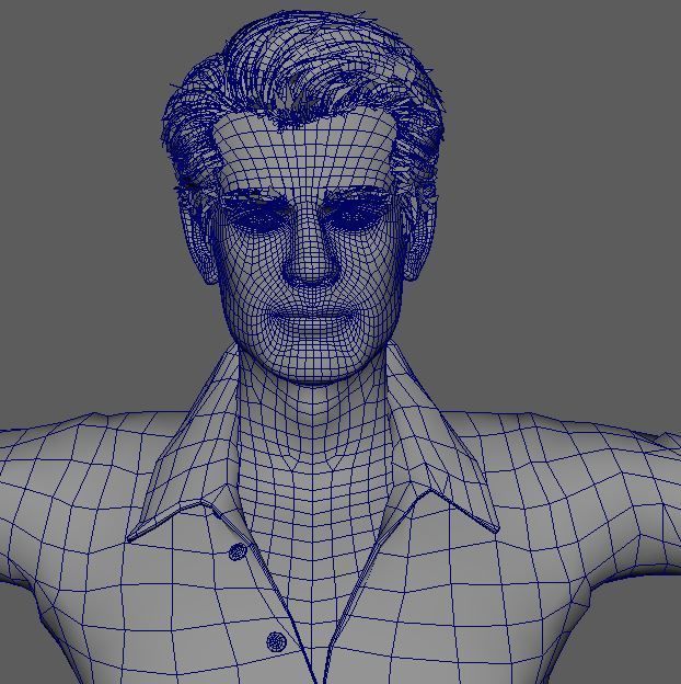 Andrew Garfield Character 3D Model Low-poly 3D model_20