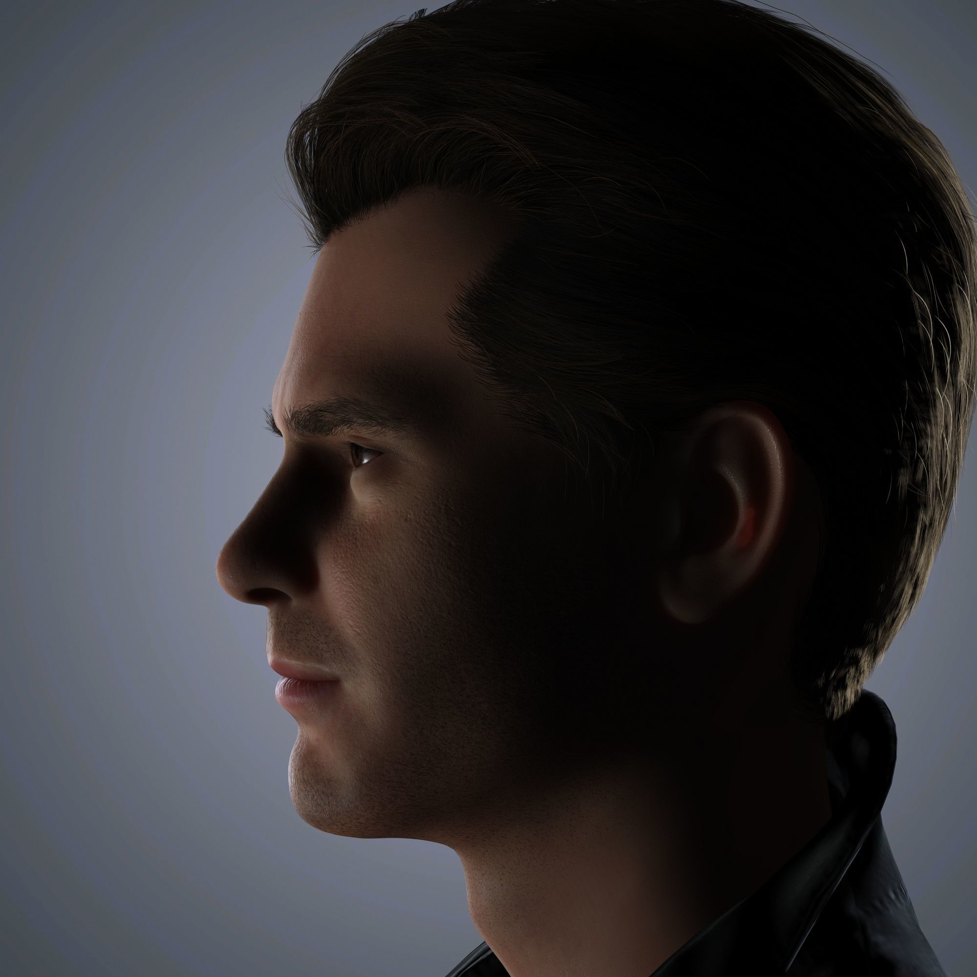 Andrew Garfield Character 3D Model Low-poly 3D model_4