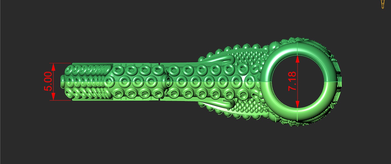 THE HAMMER OF THOR PENDANT 3D print model_3