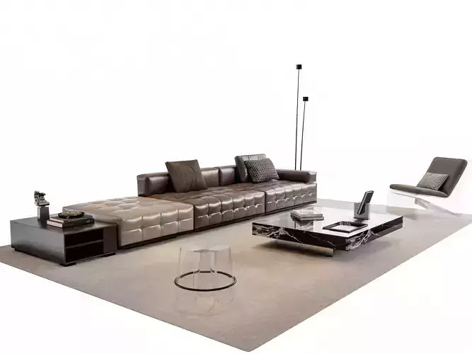 Sofa Coffee table sofa combination 02