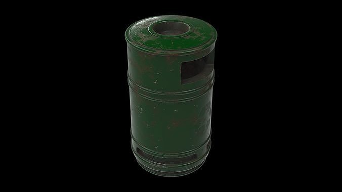 trash bin 3D model