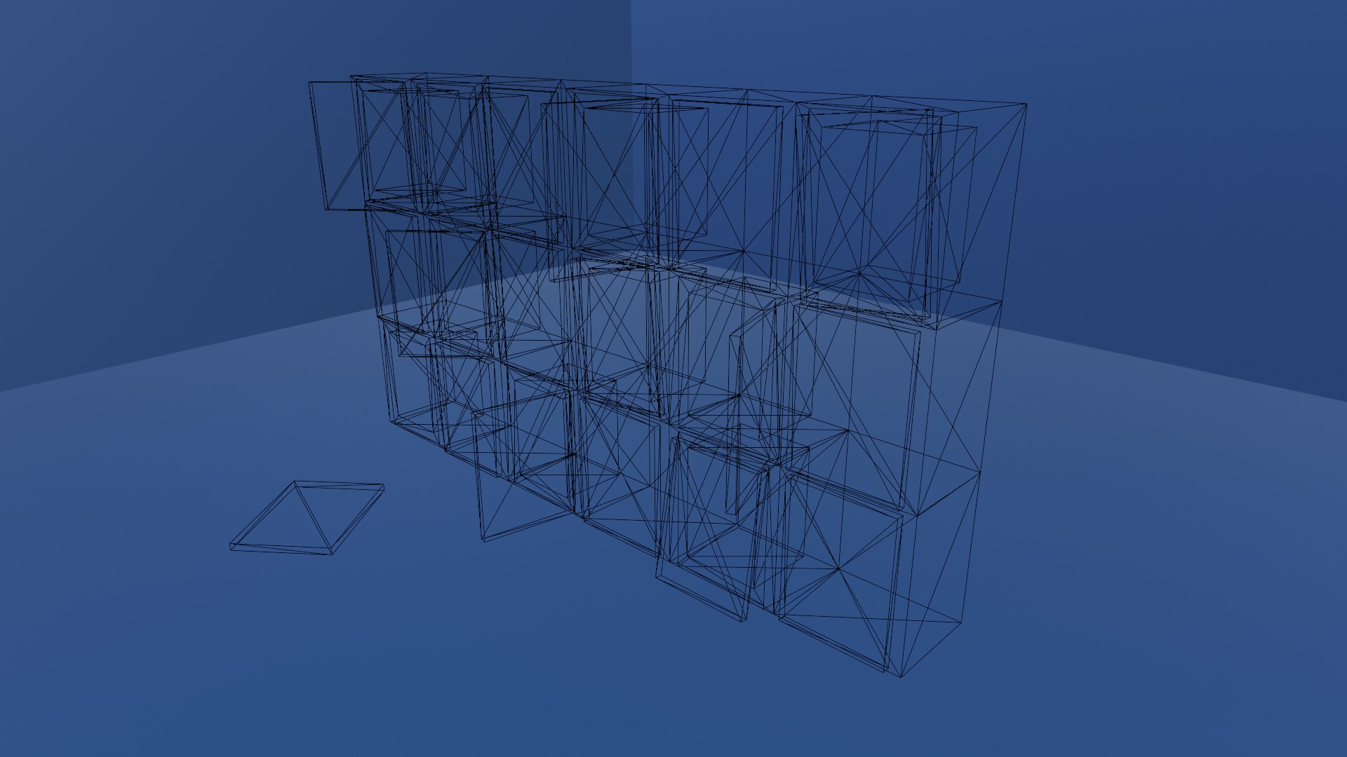 SMALL LOCKERS - LOW POLY - PS1 RETRO STYLE Low-poly 3D model_4