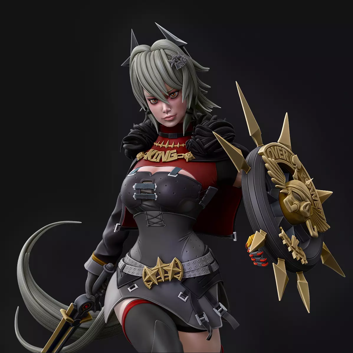 Caesar King ZZZ Zenless Zone Zero 3D print model_0