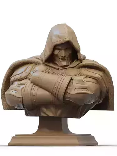 Dr Doom Bust 3D Print