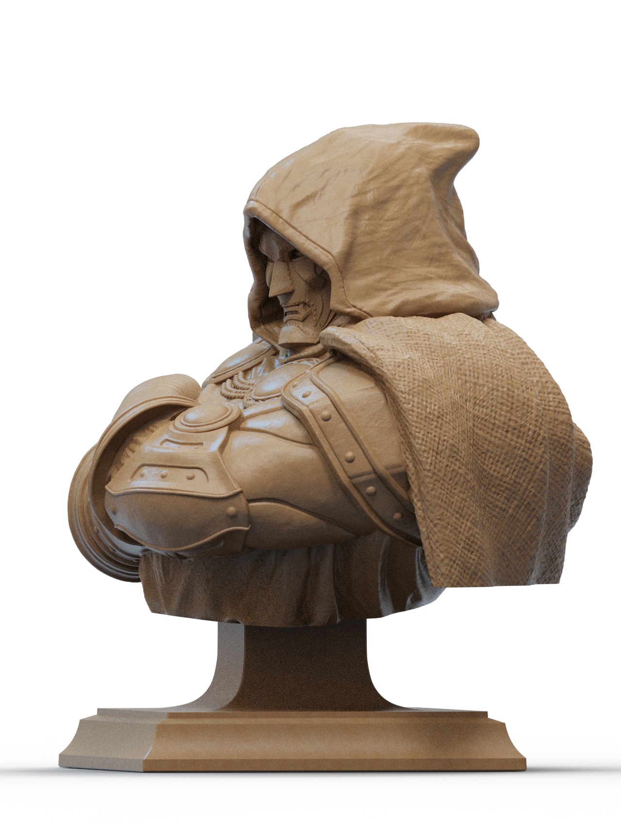 Dr Doom Bust 3D Print 3D print model_1