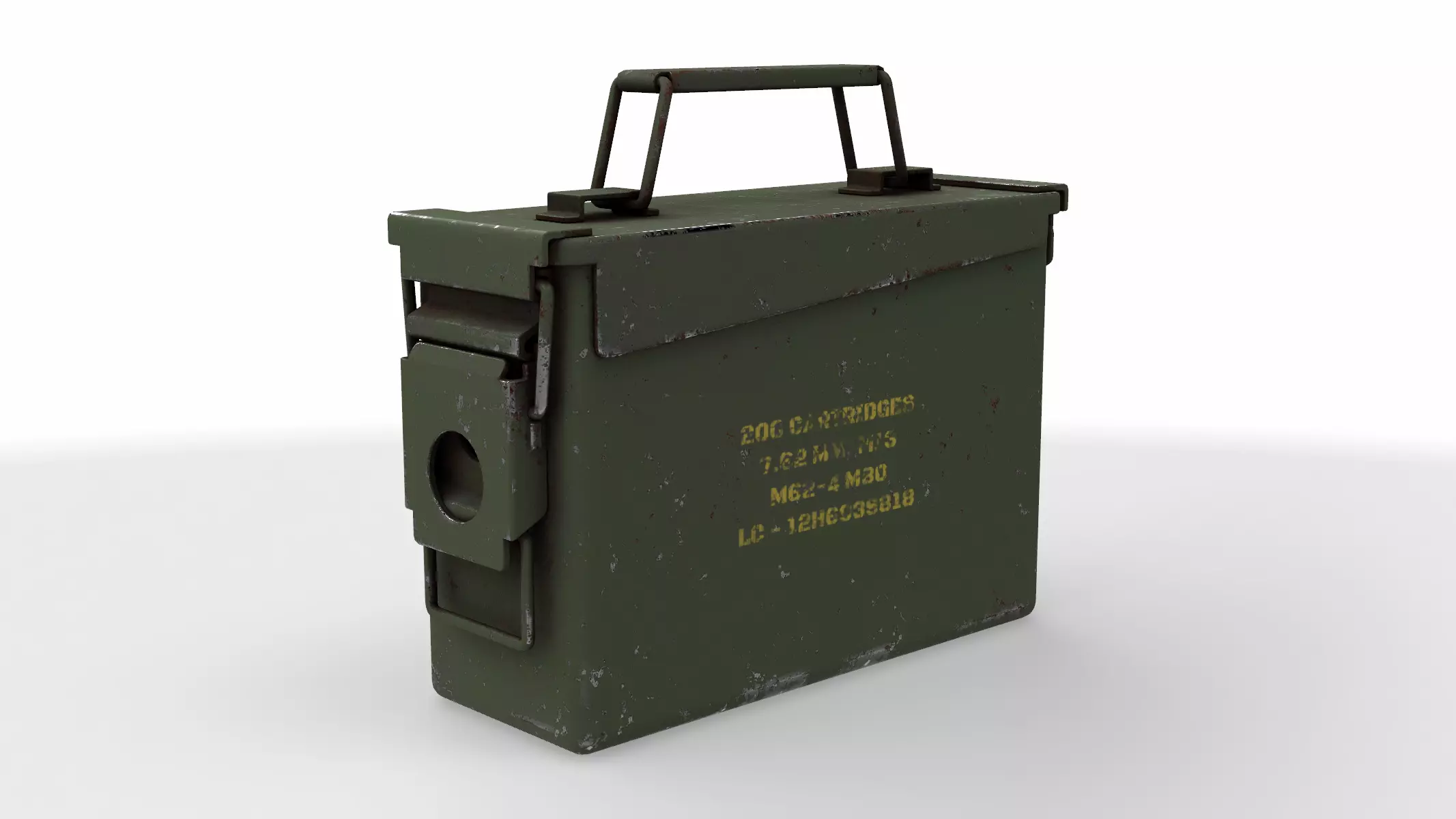 thin crate 02 3D model_0