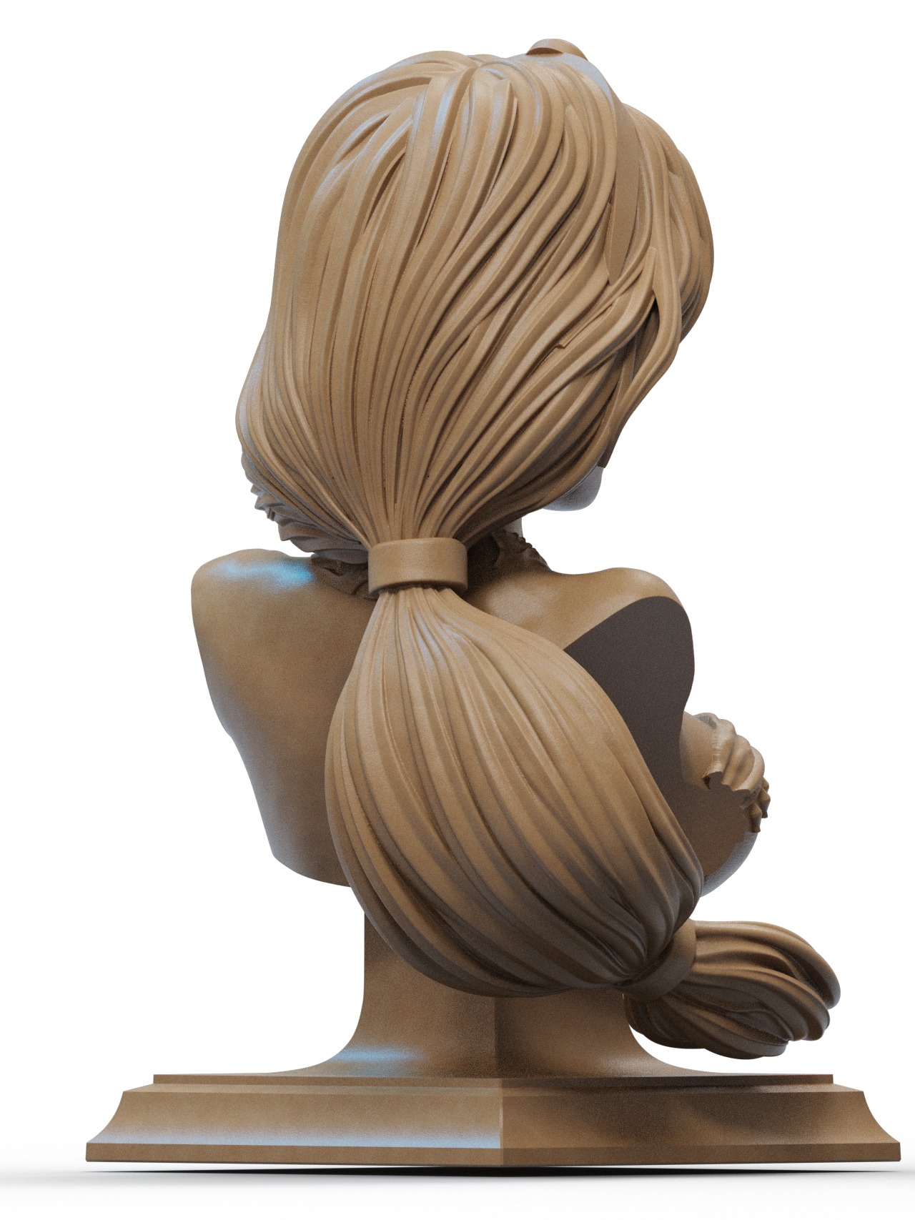 Jasmine Bust 3D Print 3D print model_2