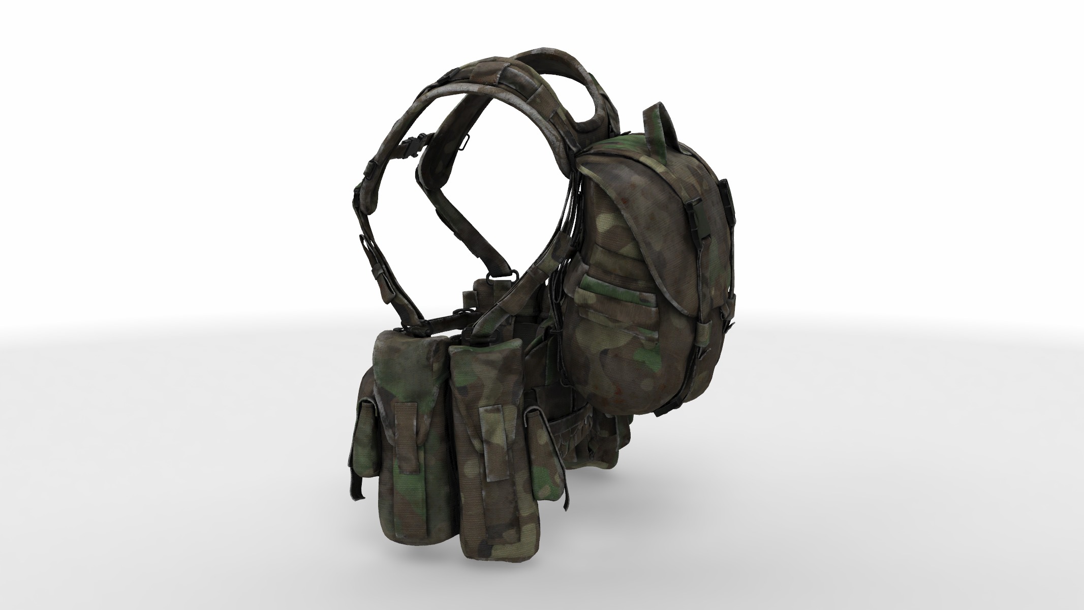 tactical vest 02 3D model_4