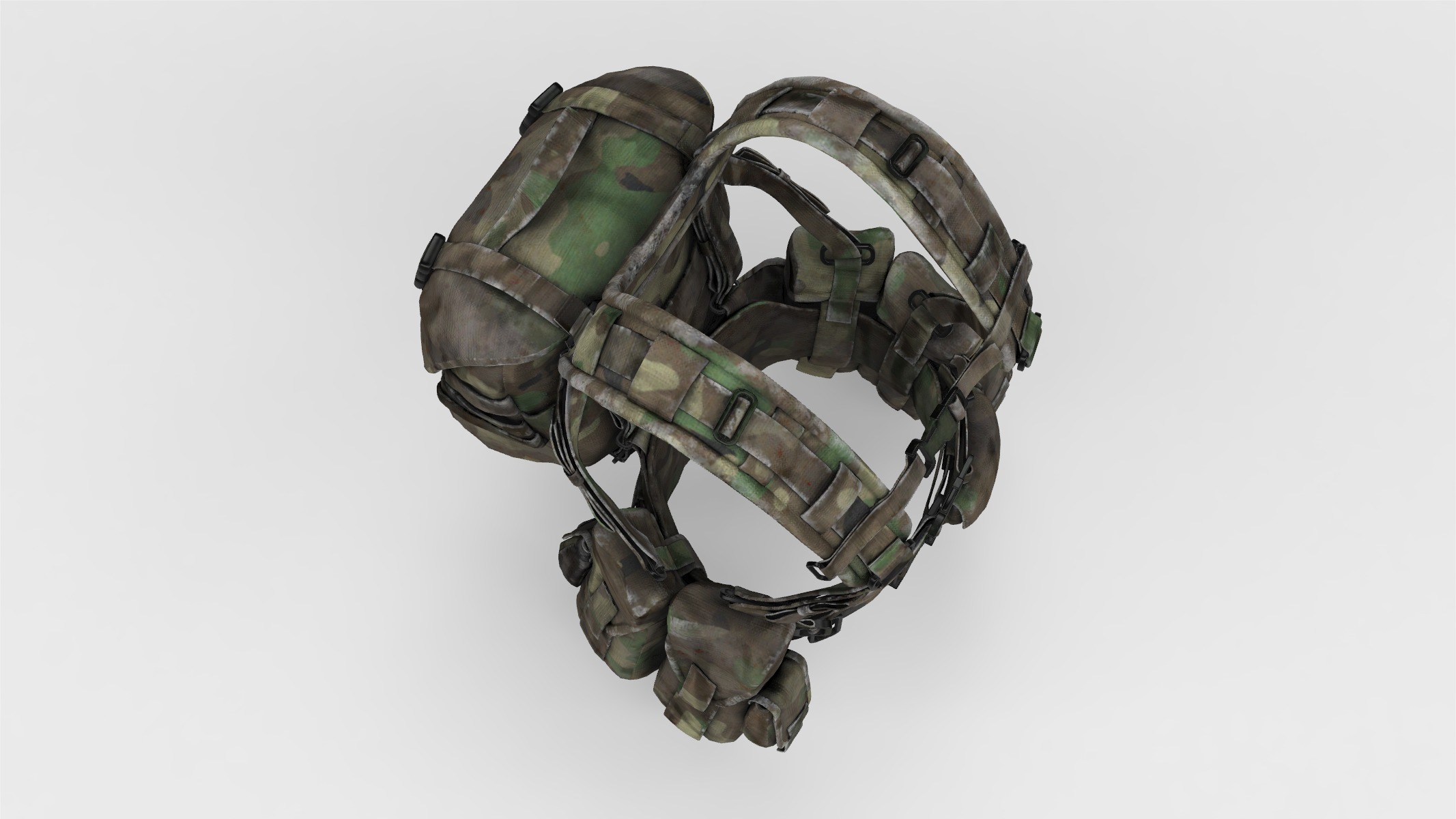 tactical vest 02 3D model_5