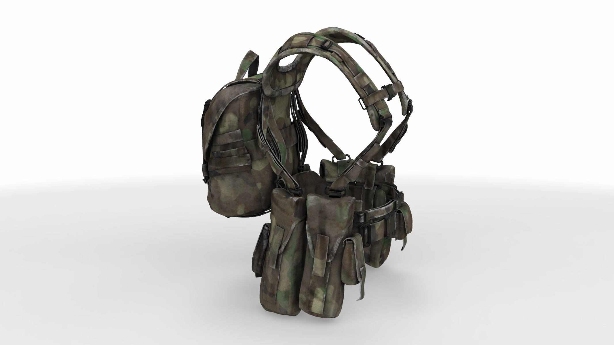 tactical vest 02 3D model_2
