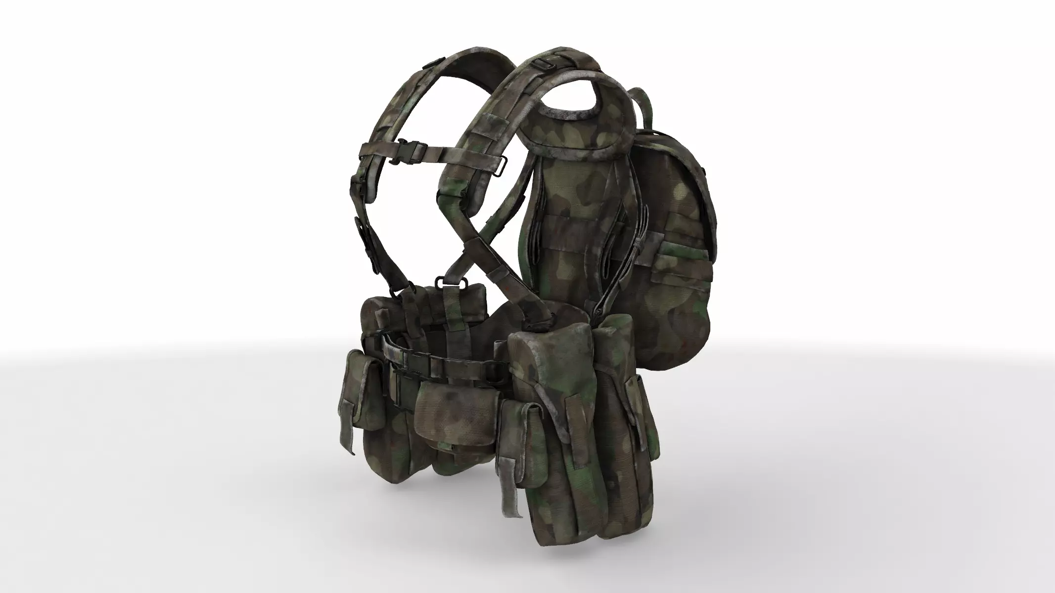 tactical vest 02 3D model_0