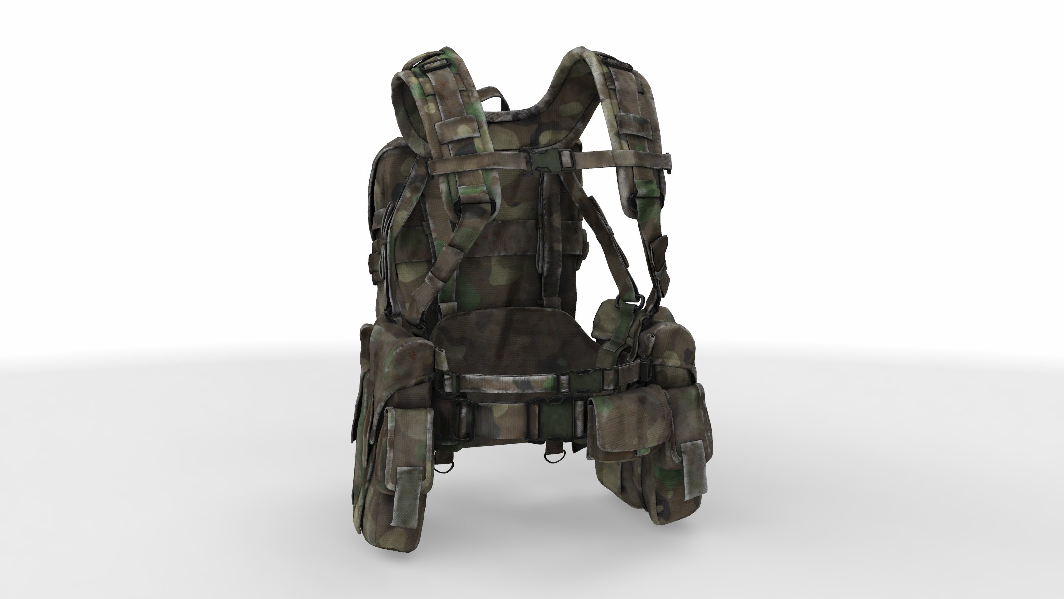 tactical vest 02 3D model_1