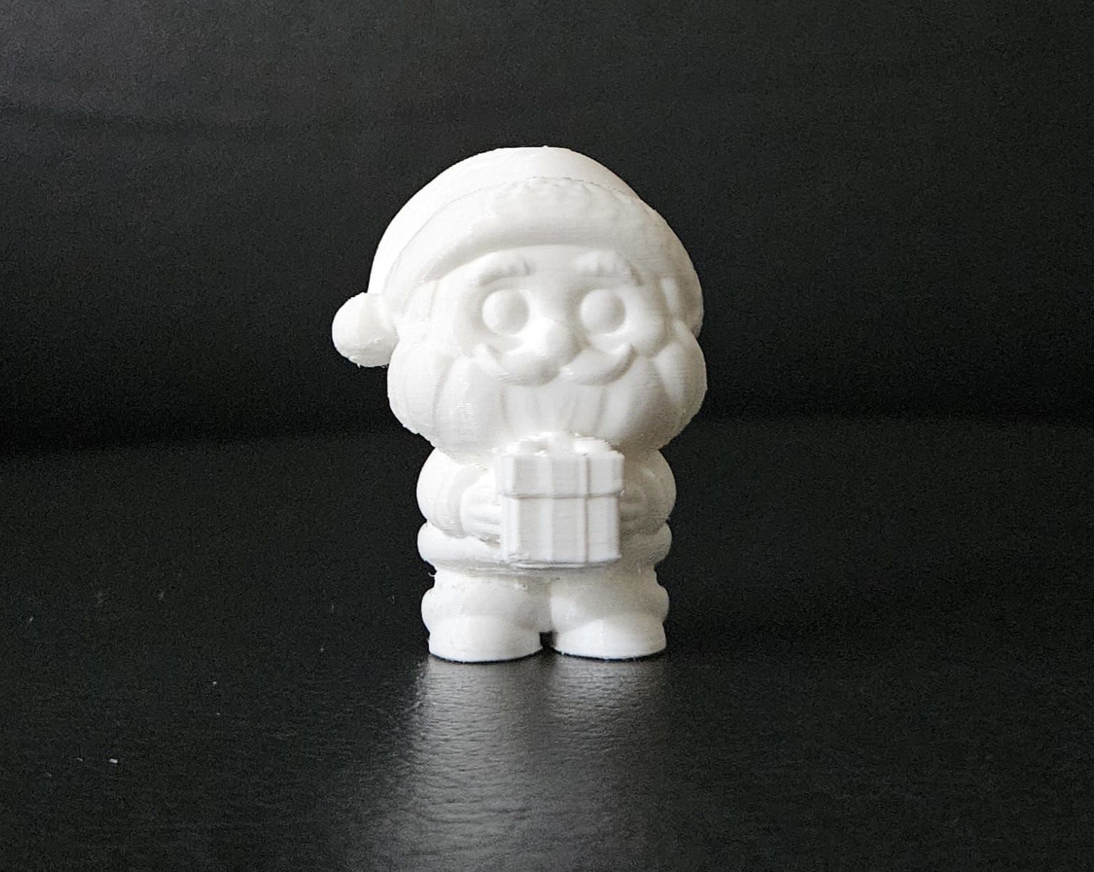 Santa Claus with Present 3D print model_5