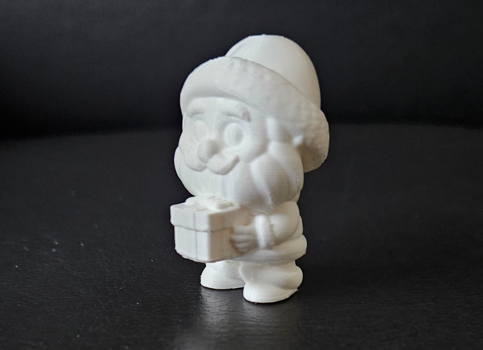 Santa Claus with Present 3D print model_13